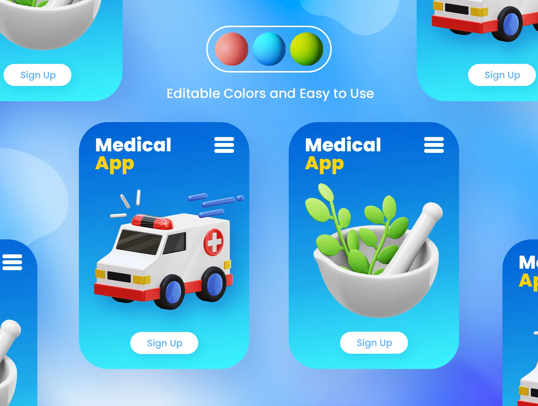 Medical 3D Icons 4