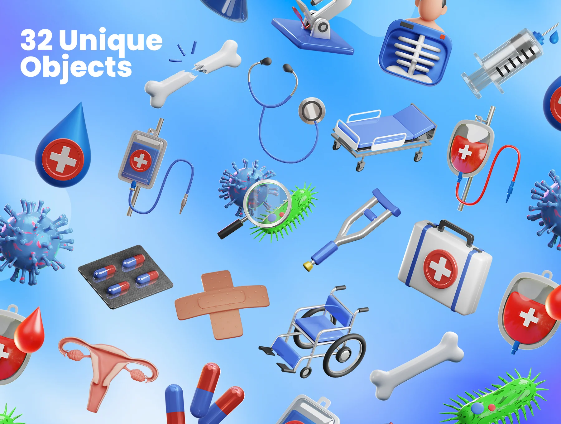 Medical 3D Icons 5