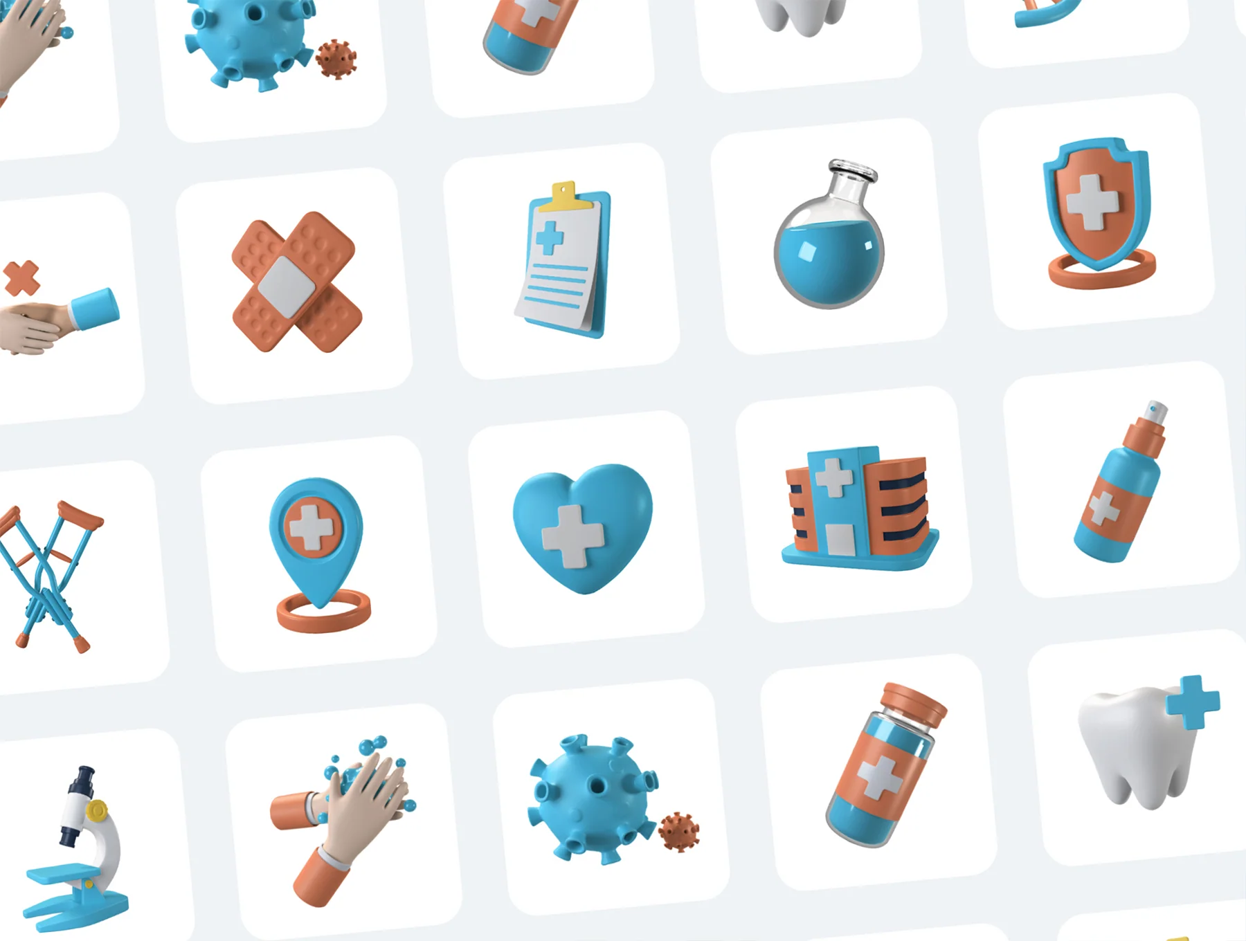 Medical 3D Icons 5
