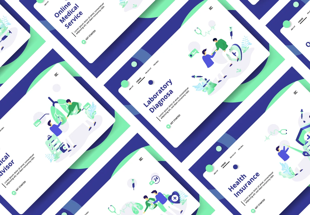 Medical And Health set Illustration vol 1