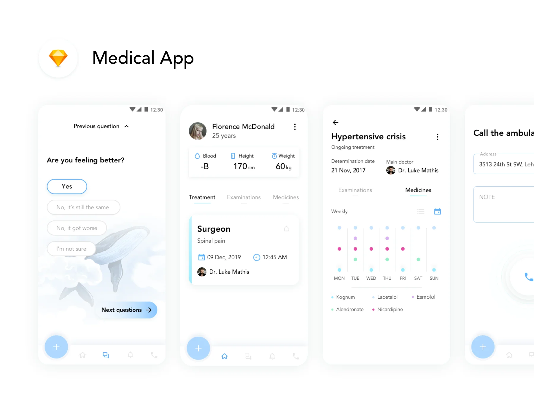 Medical App UI Kit