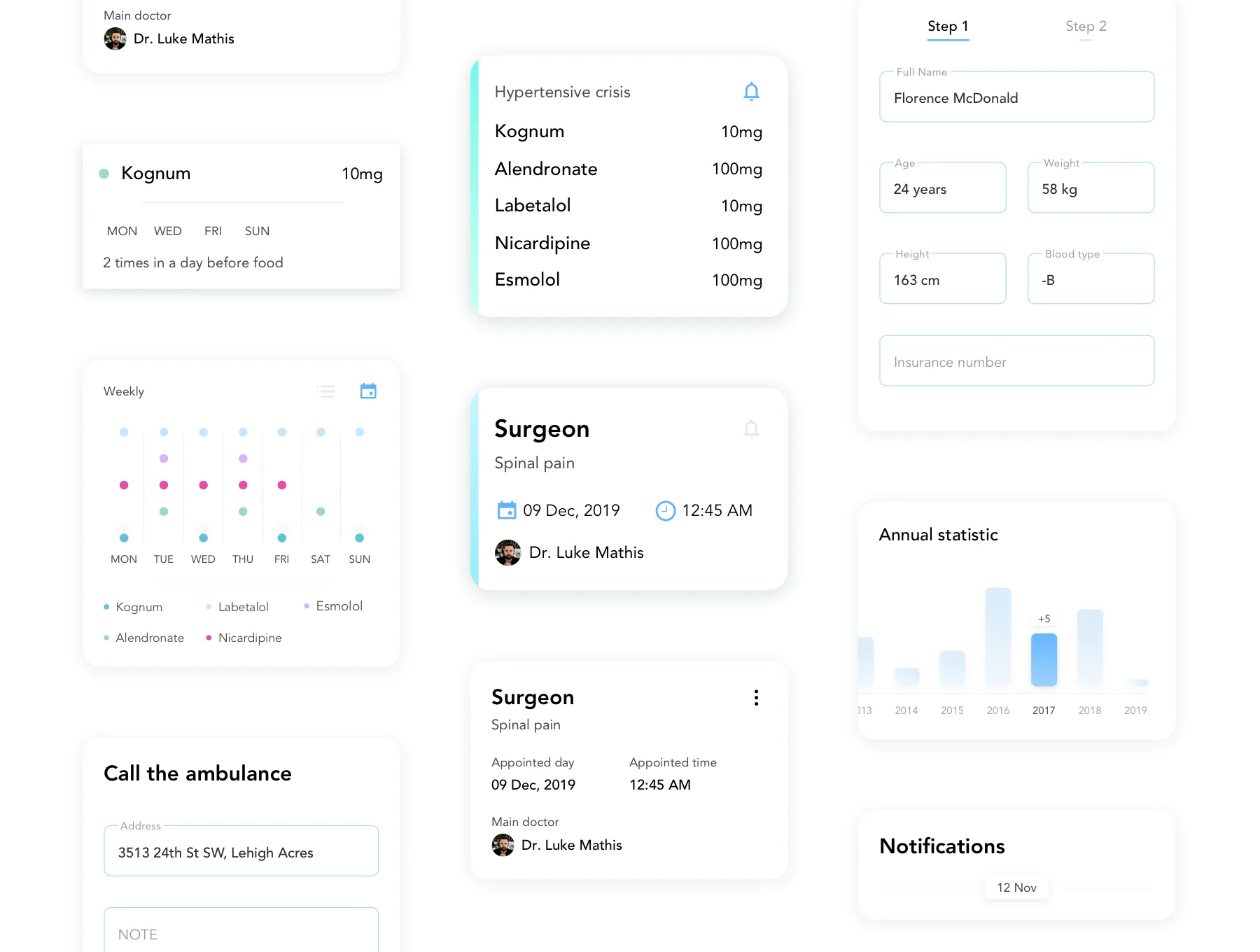 Medical App UI Kit 4