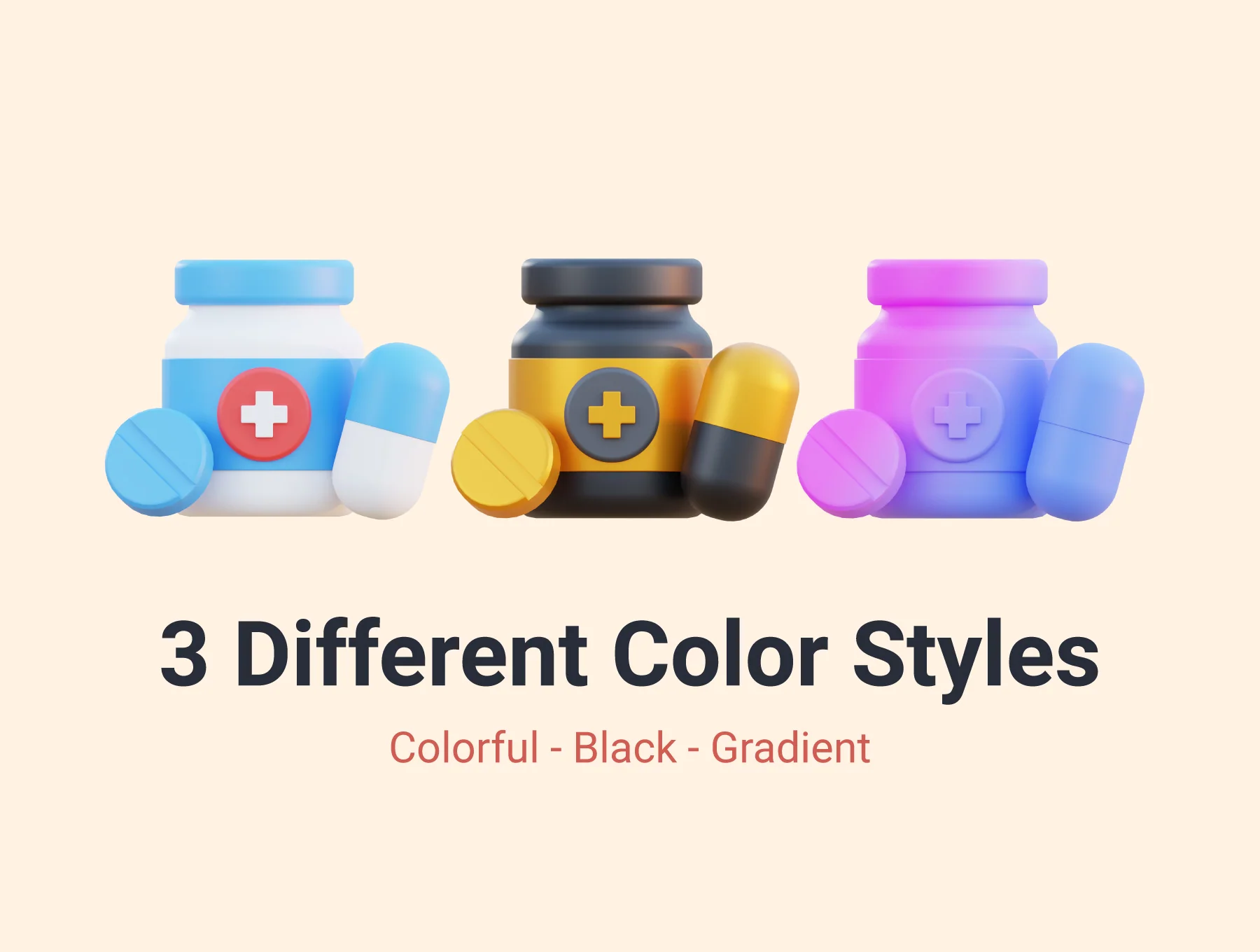 Medical & Doctor 3D Icon Pack 3