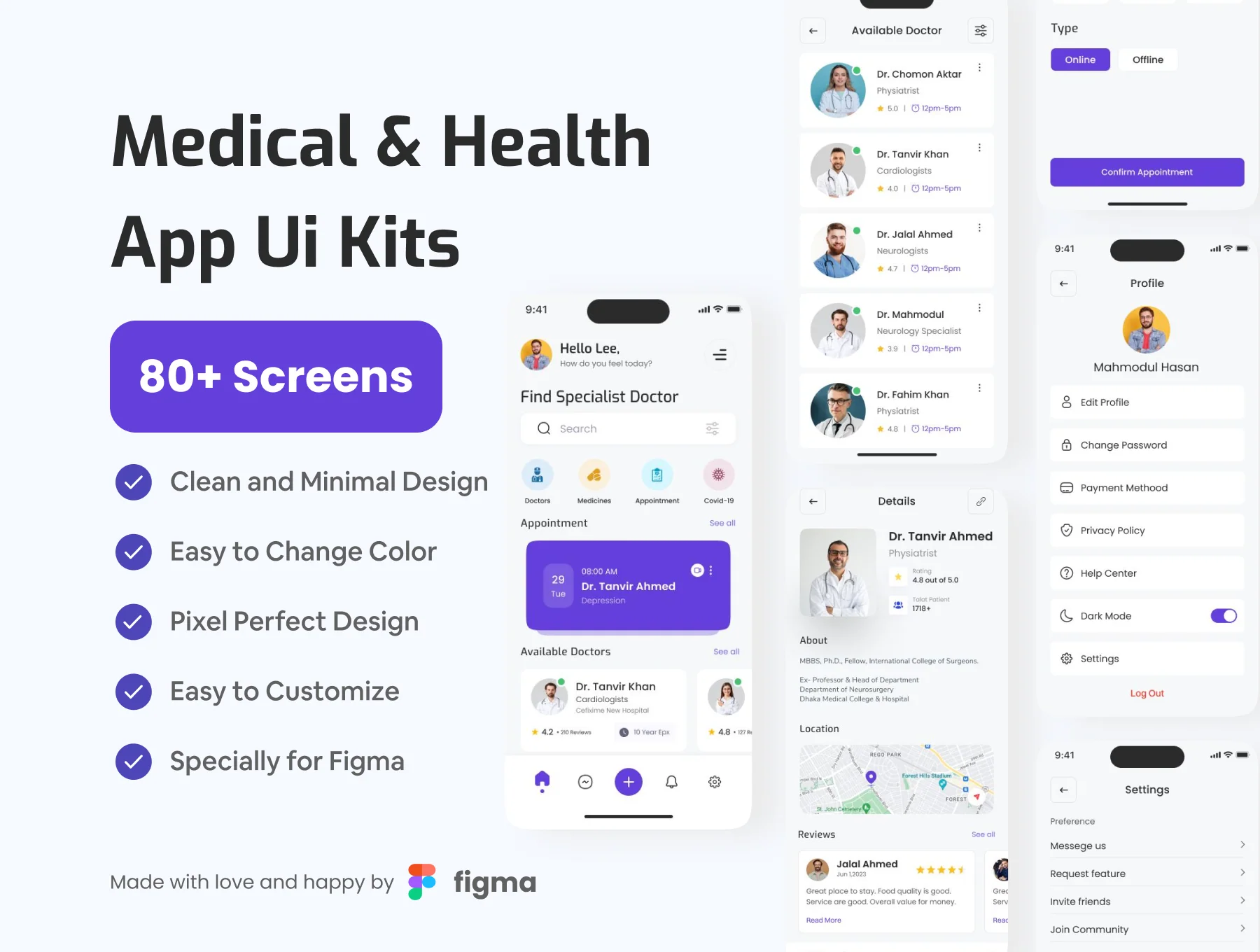Medical & Health App Ui Kit