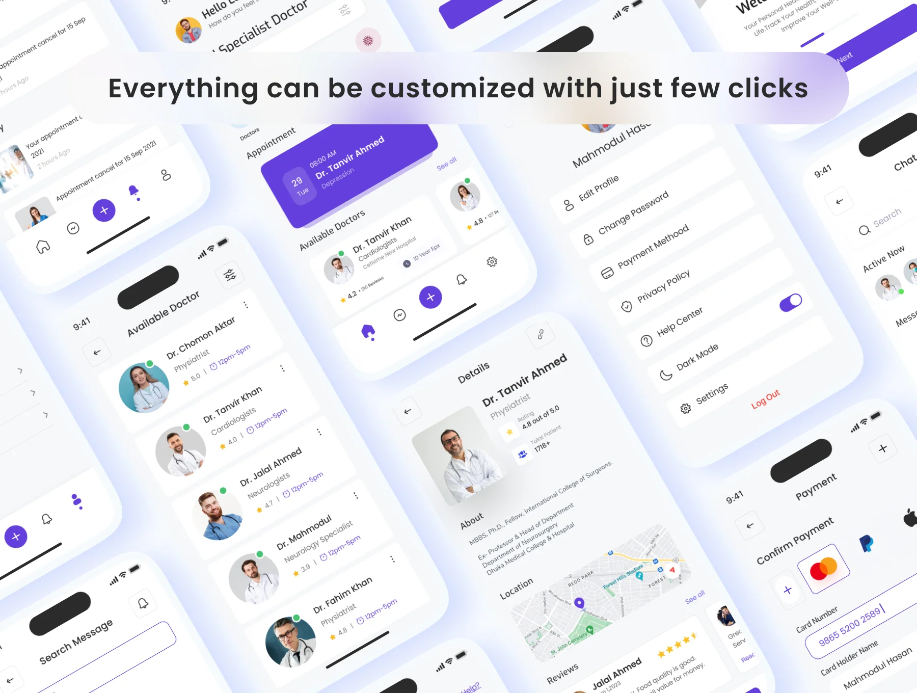 Medical & Health App Ui Kits 3