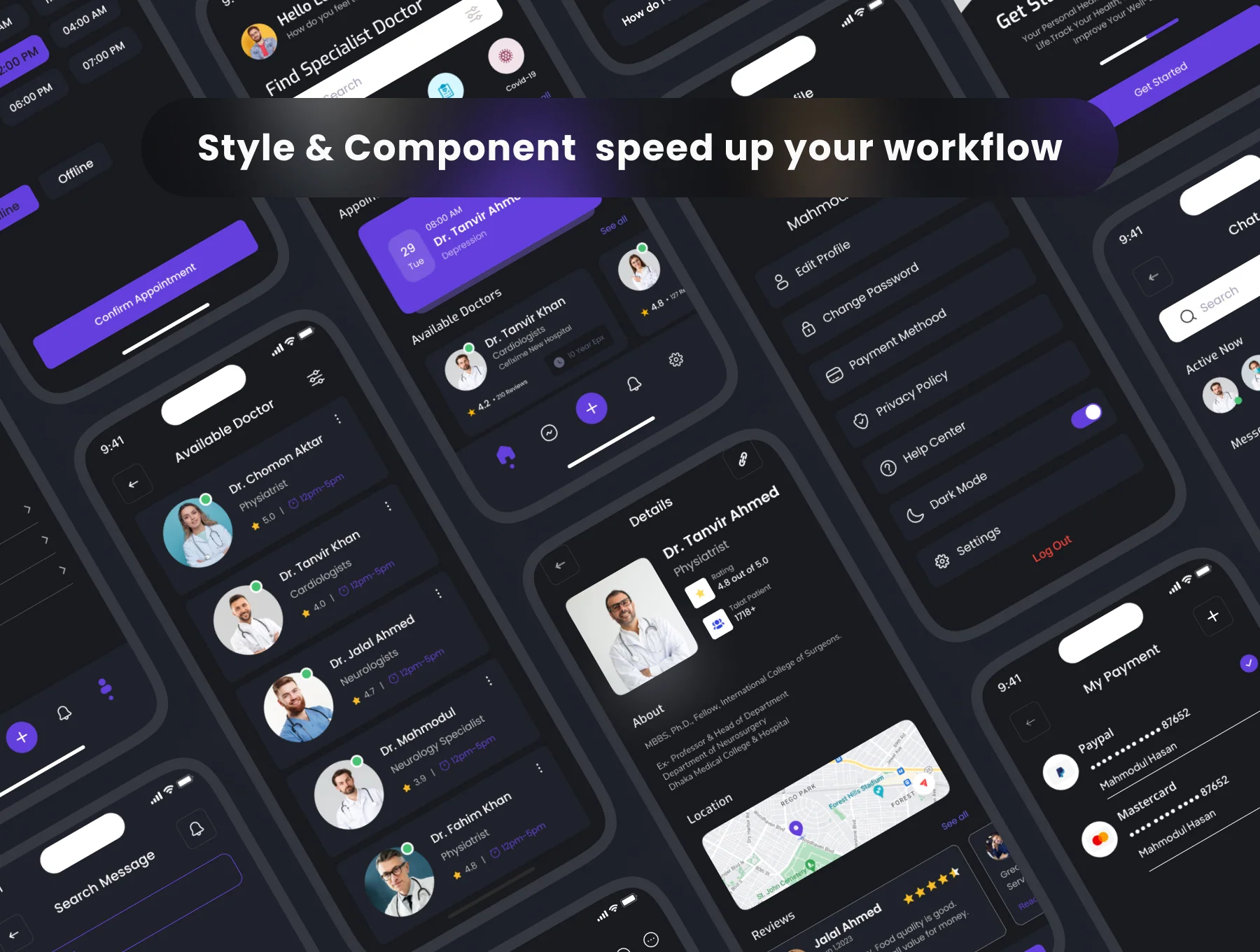 Medical & Health App Ui Kits 4