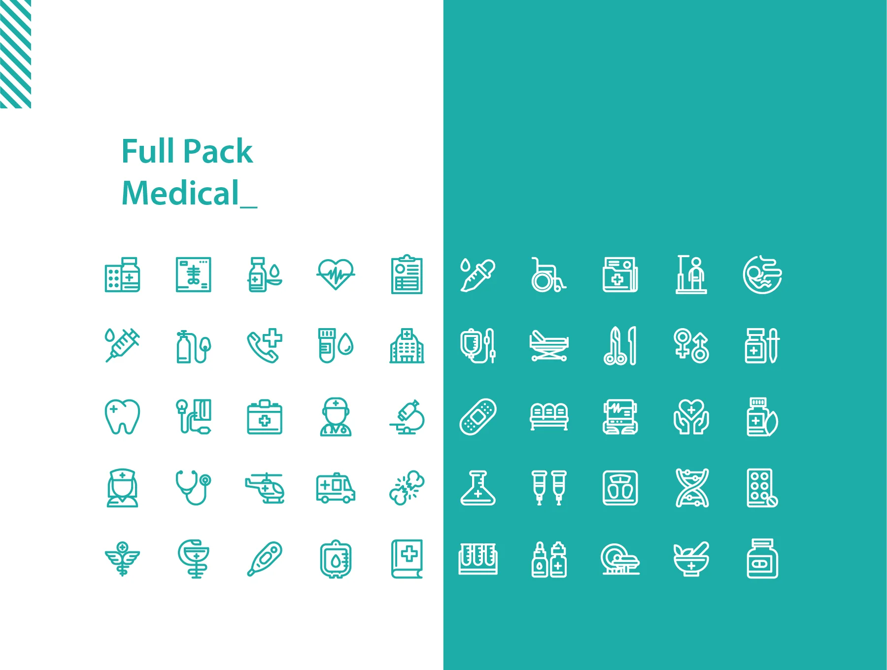 300 Medical Icons Set 4