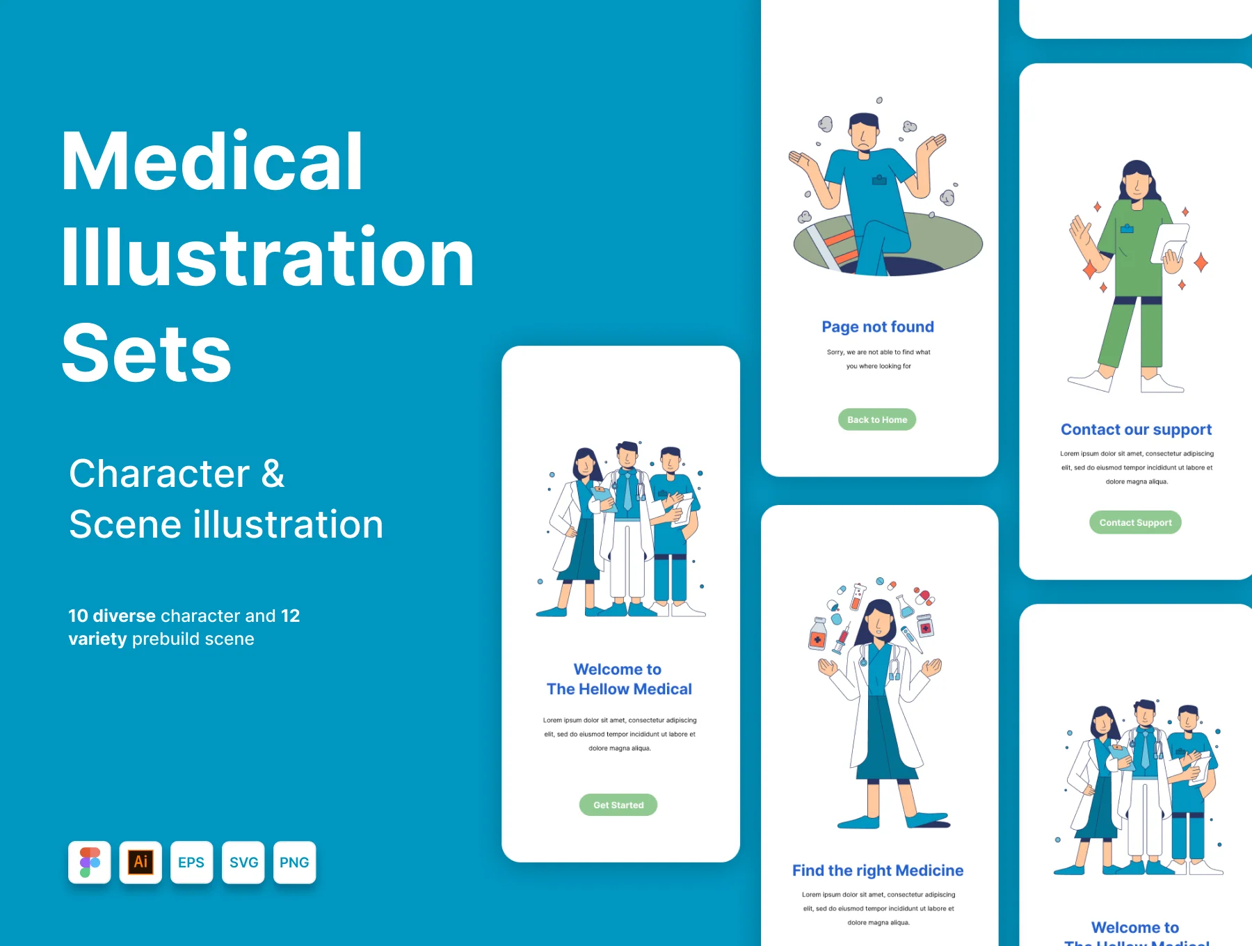 Medical Illustration Sets
