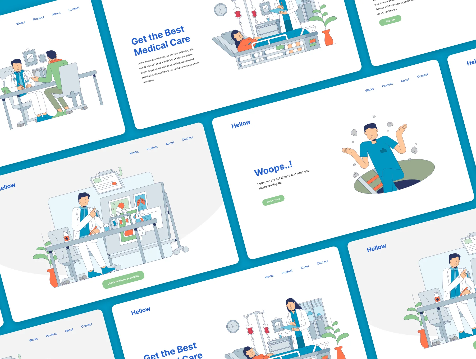 Medical Illustration Sets 5