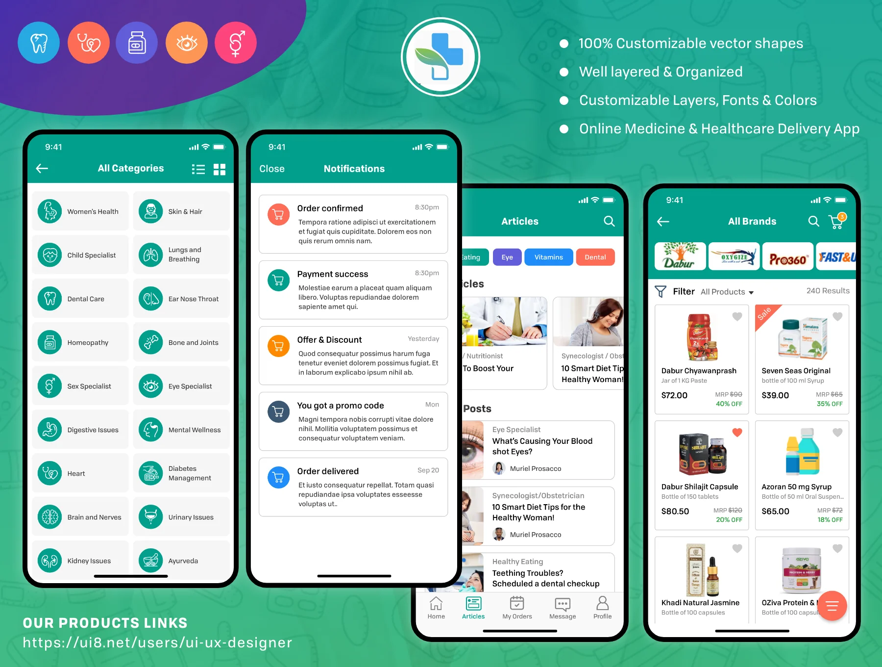Medical Pharmacy UI KIT 2