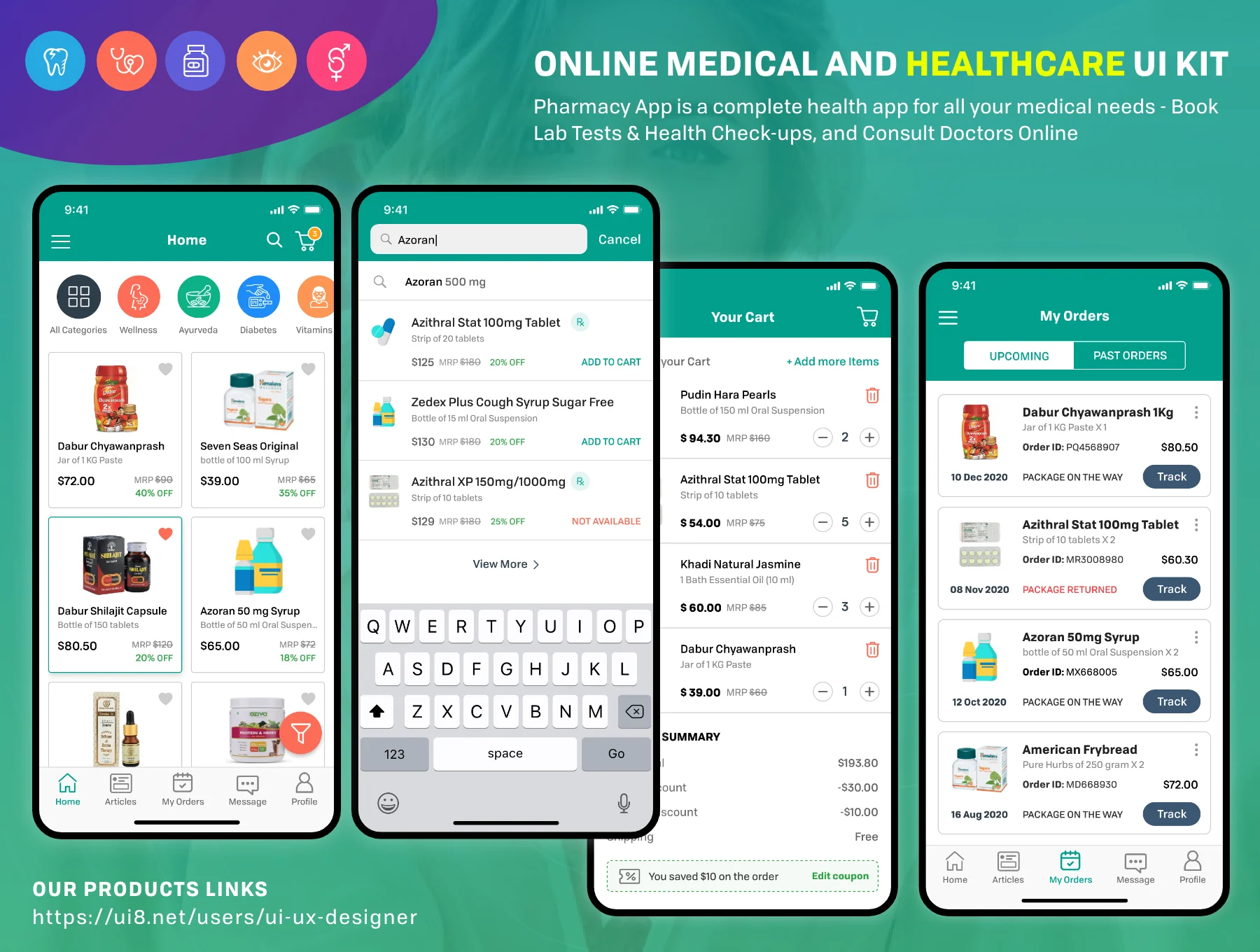 Medical Pharmacy UI KIT 6