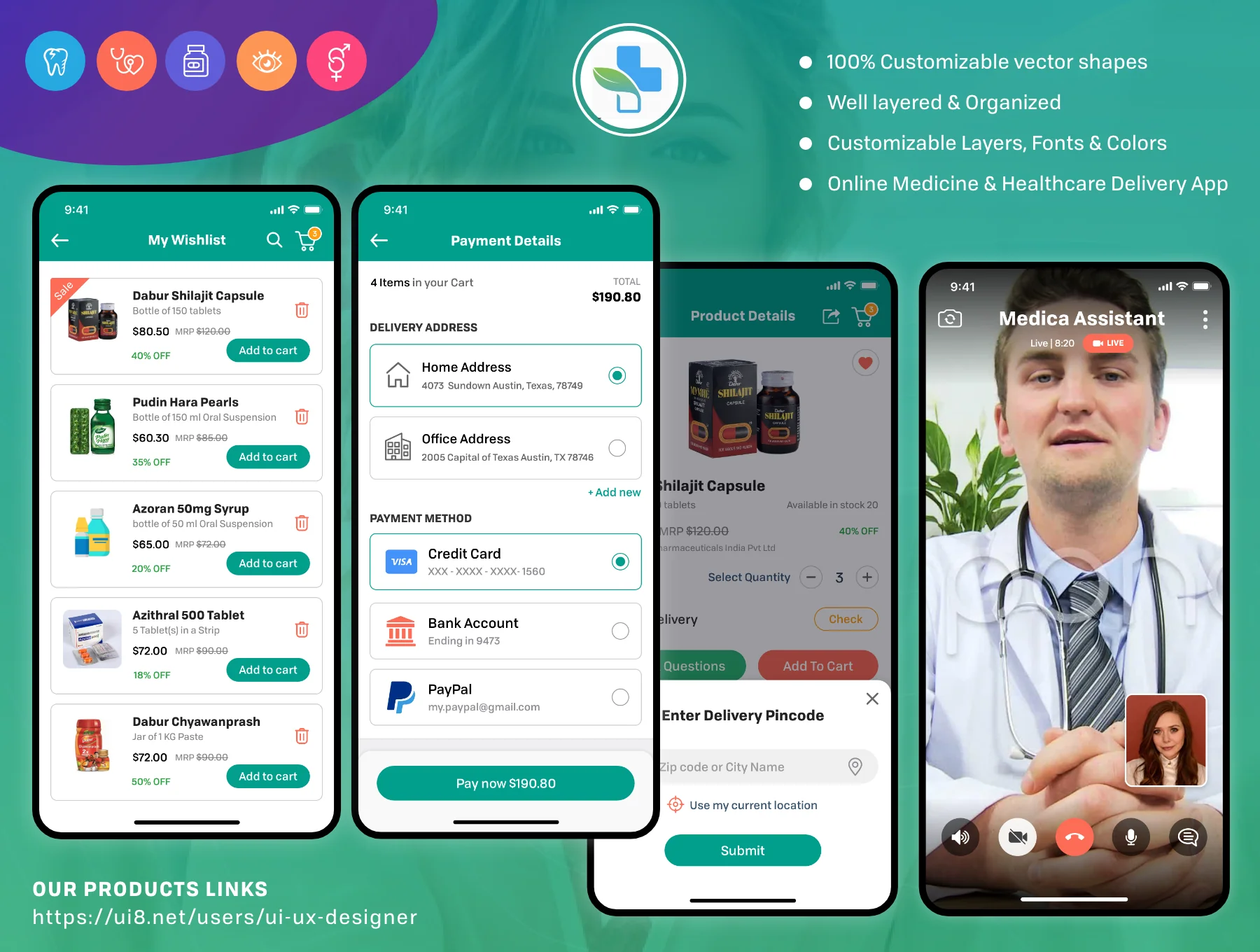 Medical Pharmacy UI KIT 8