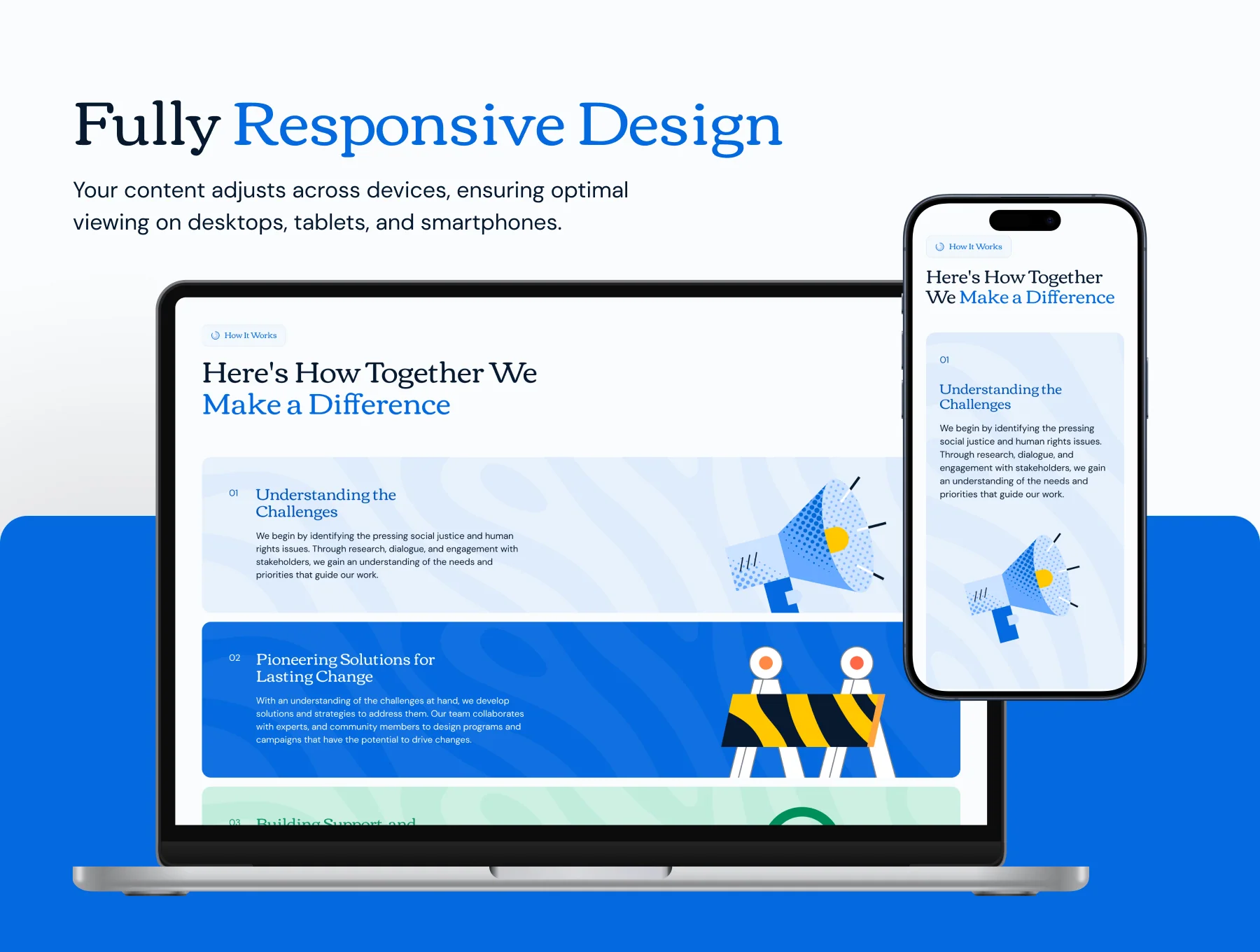 Equalize — Nonprofit Website Template 2