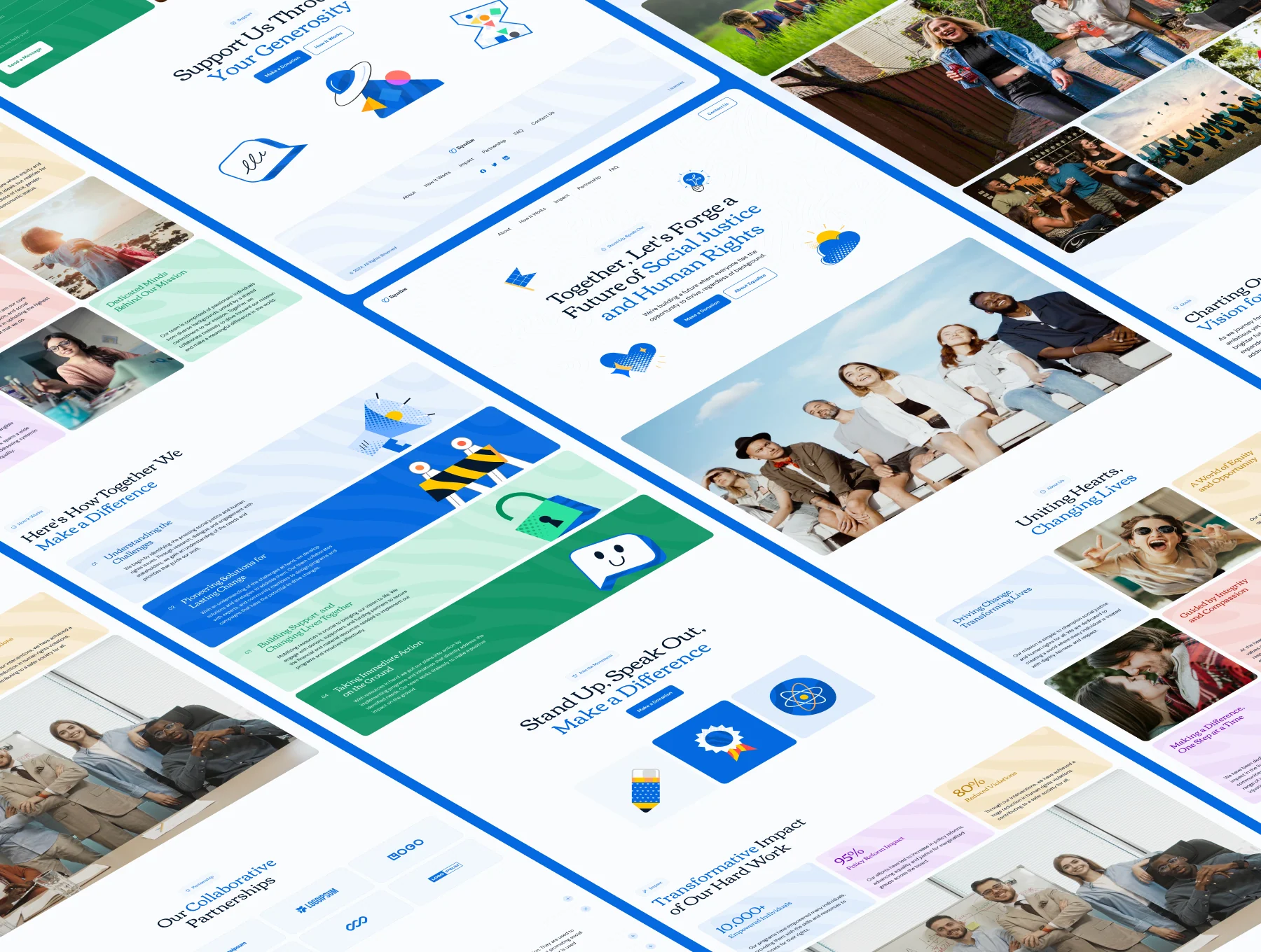 Equalize — Nonprofit Website Template 5