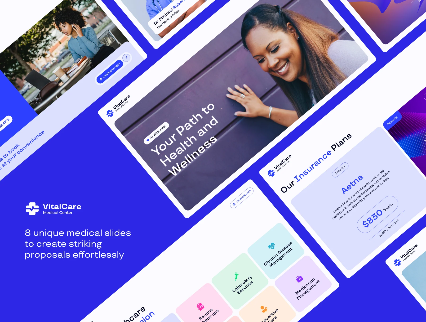 Medical Presentation Template — Vital Care 2