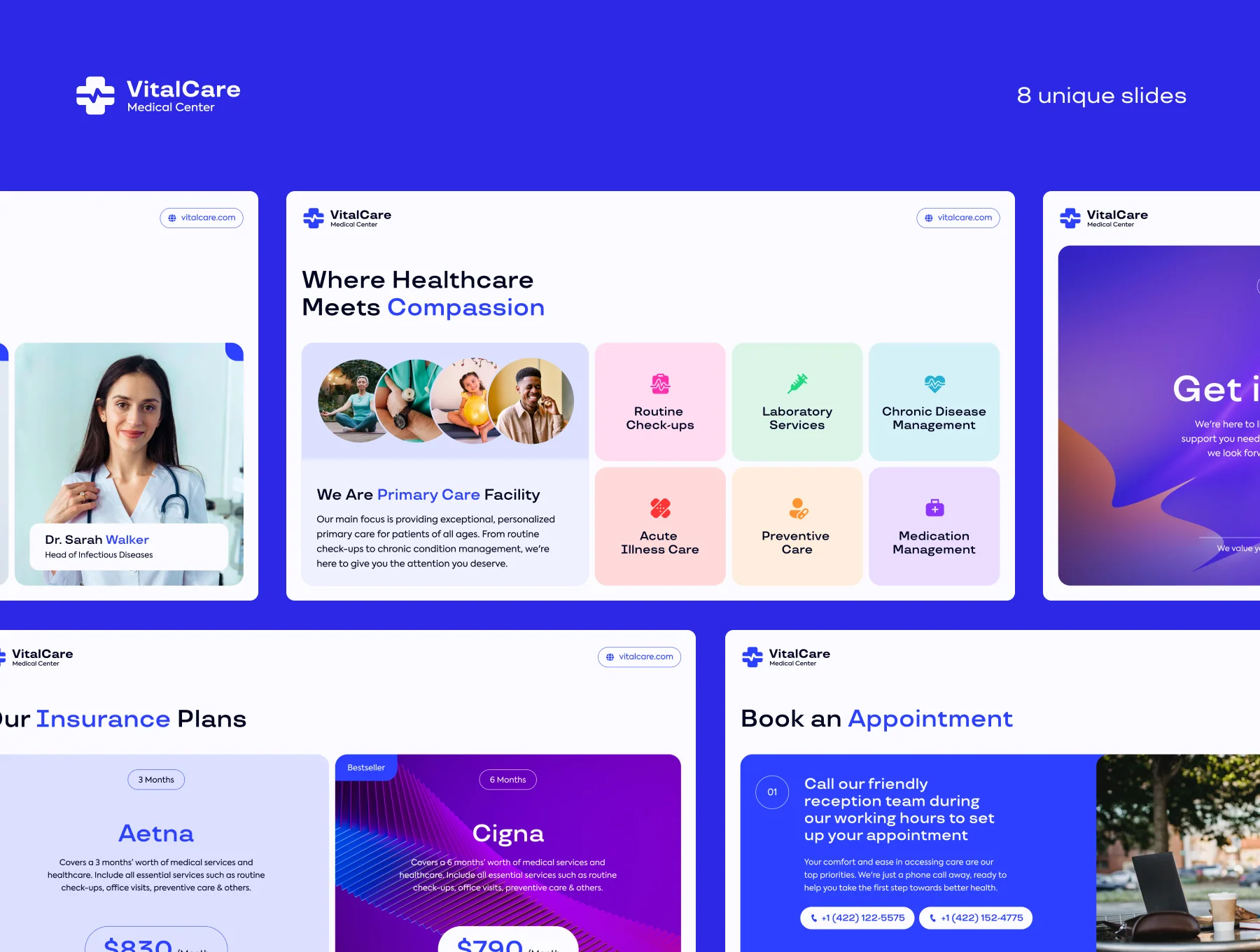 Medical Presentation Template — Vital Care 3