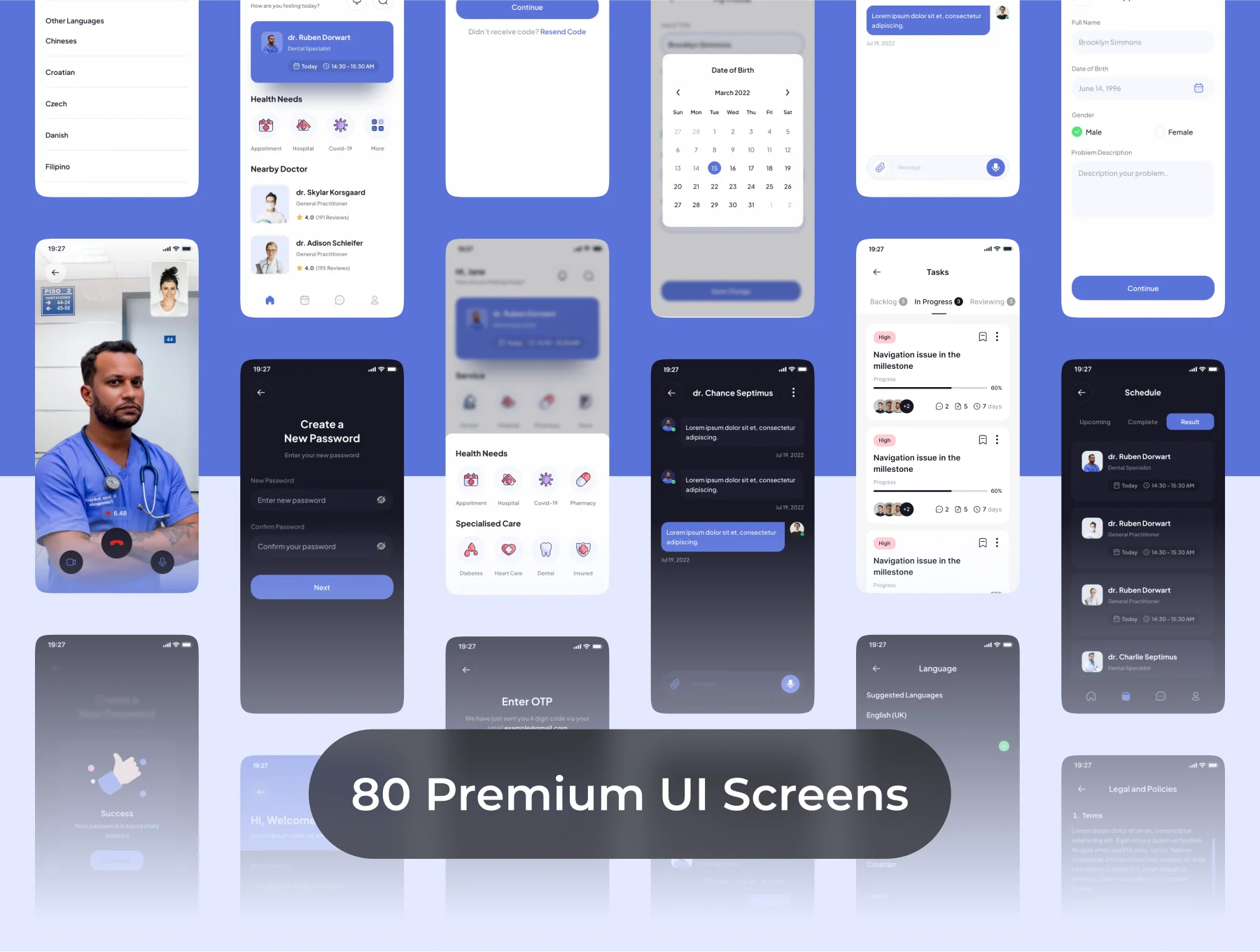 ClinicOn - Health Mobile App UI Kit 6
