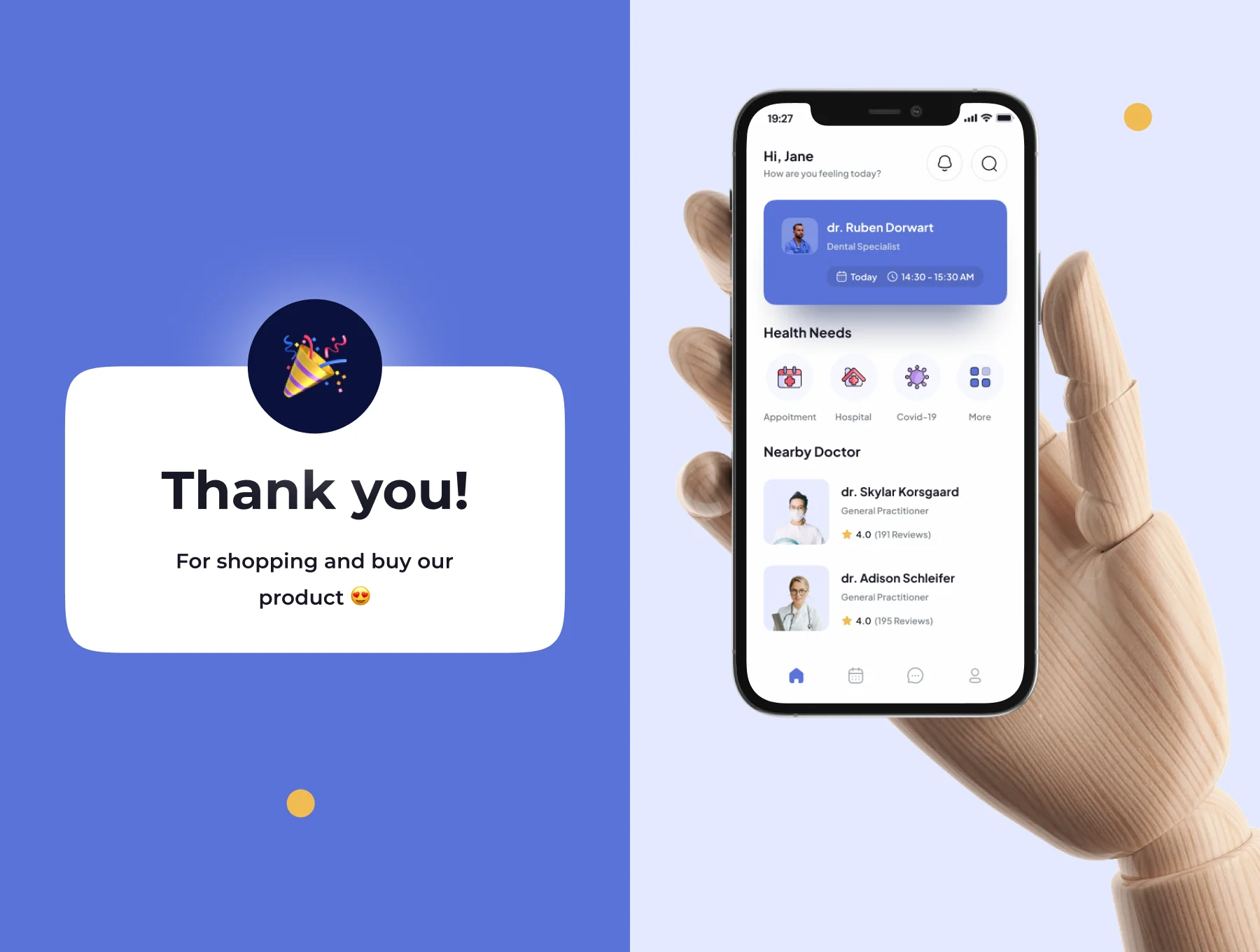 ClinicOn - Health Mobile App UI Kit 8