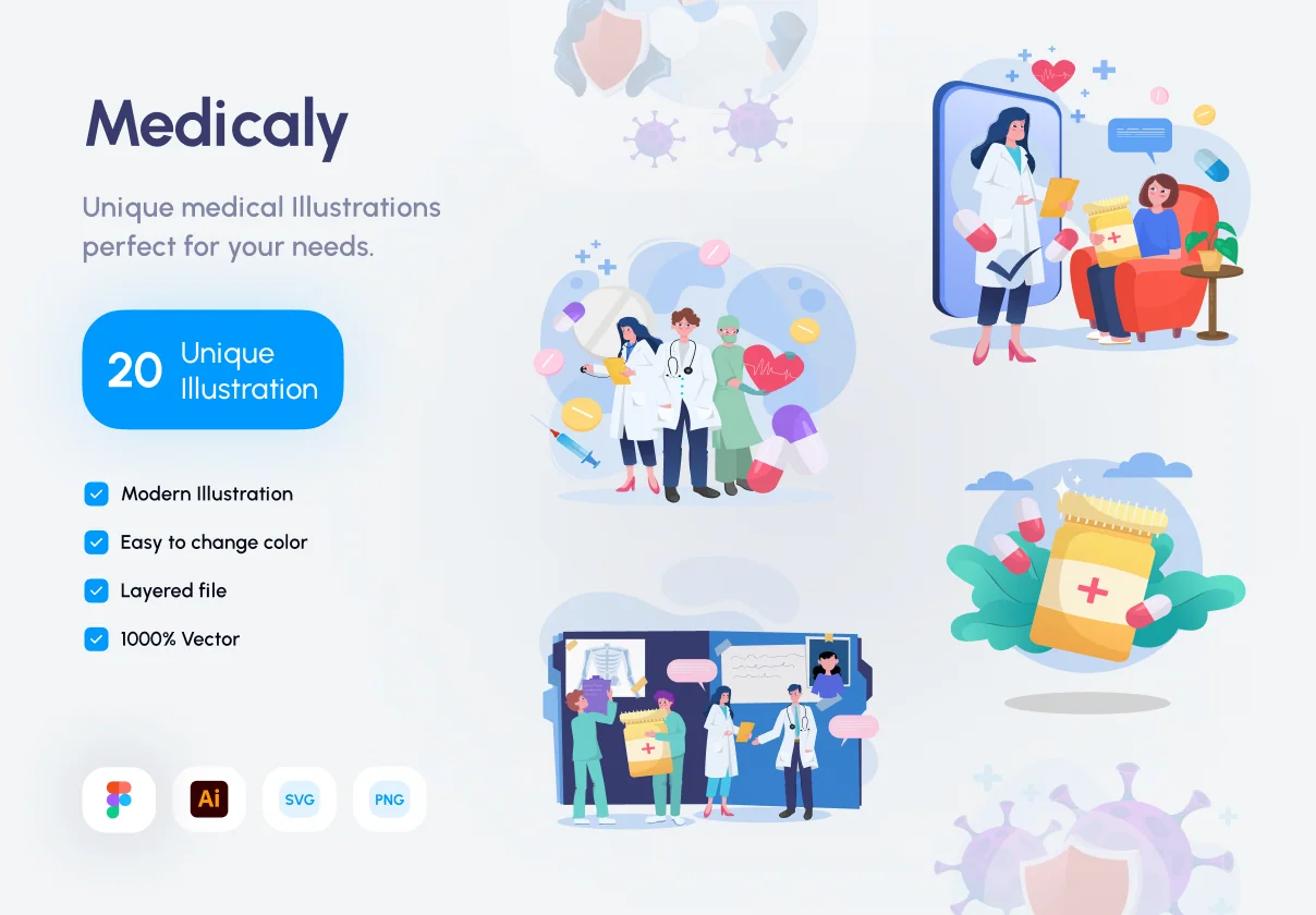 Medicaly - Medical Illustration Kit