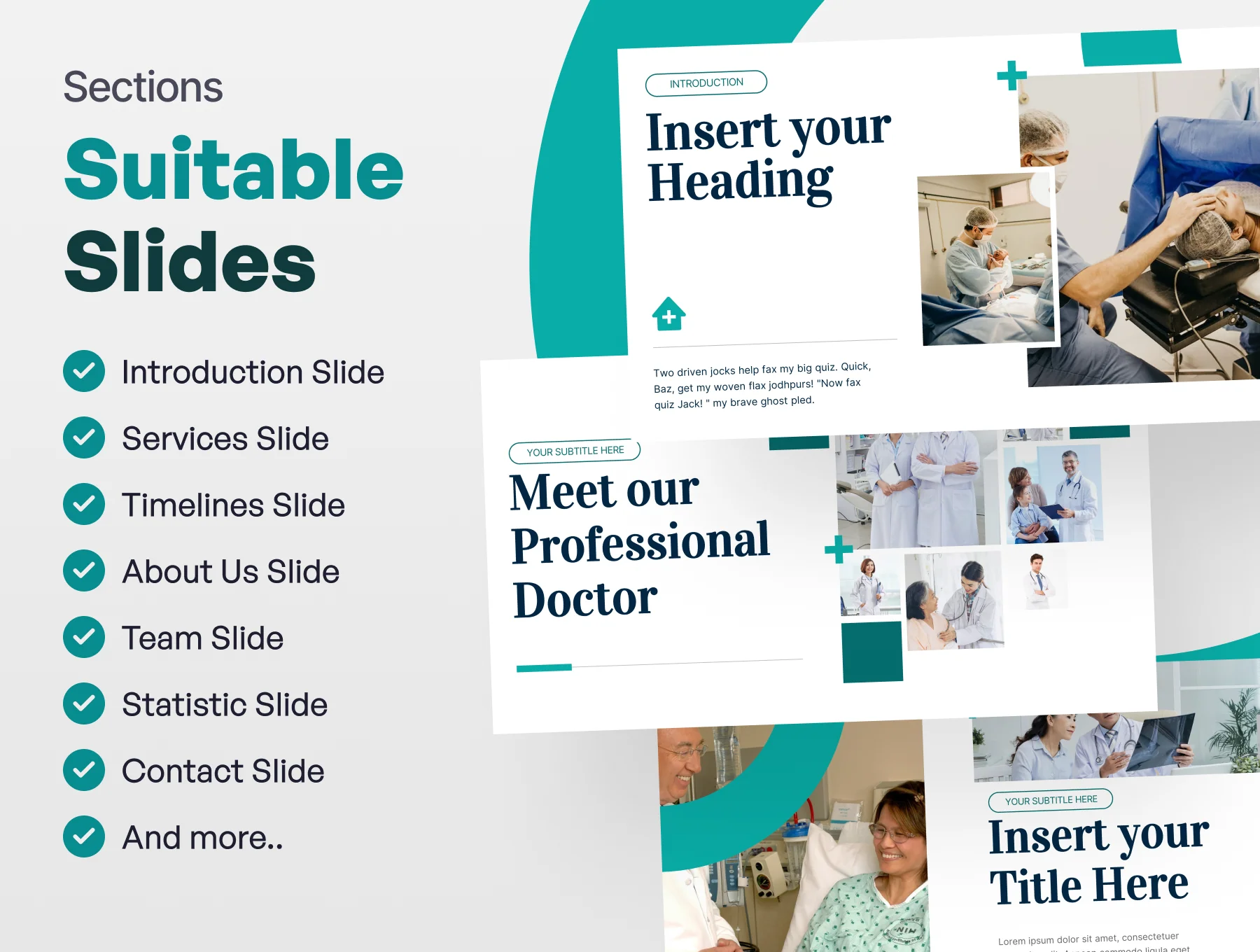 Medicare - Medical and Healthcare Presentation Template 3