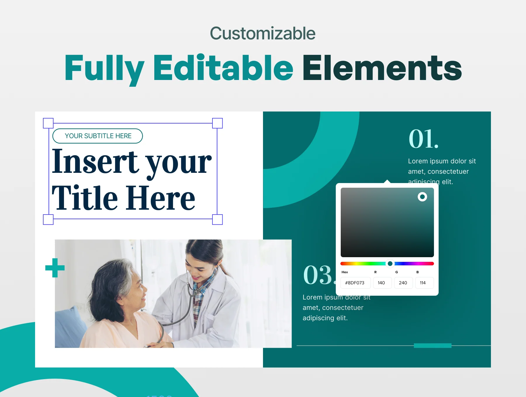 Medicare - Medical and Healthcare Keynote Presentation Template 4