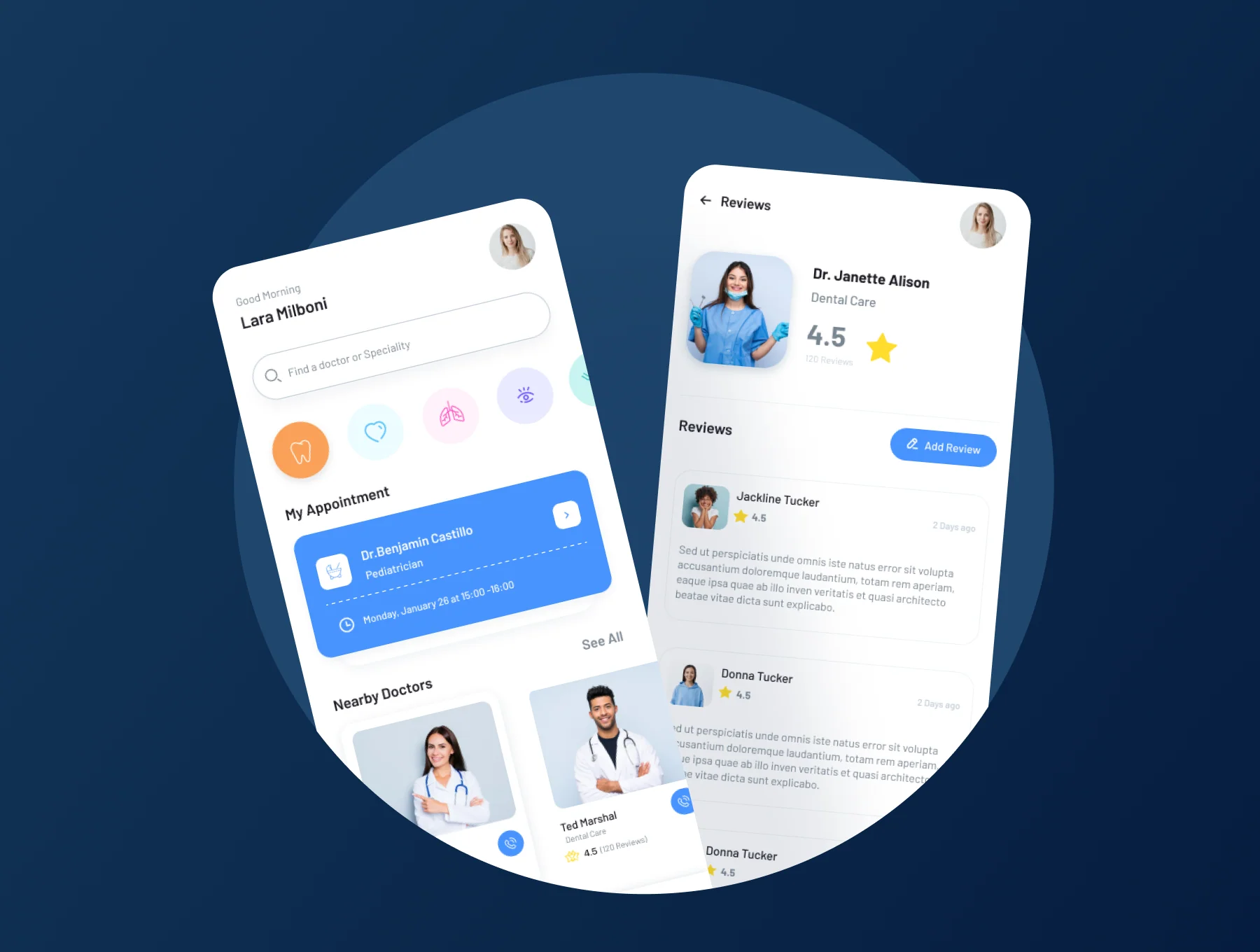 Medicare Medical App UI Kit 6