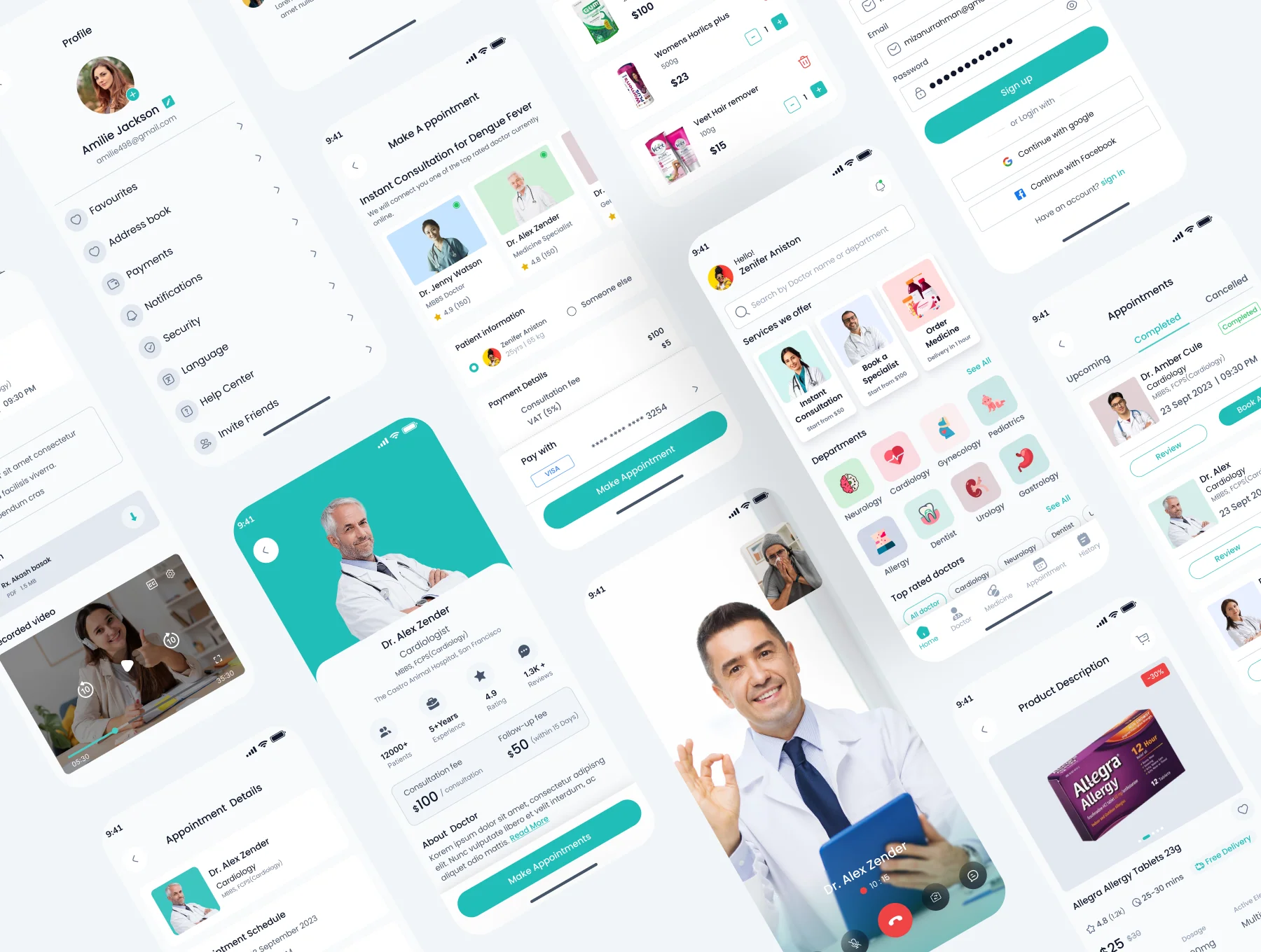 Medicare - Telemedicine App UI Kit 4