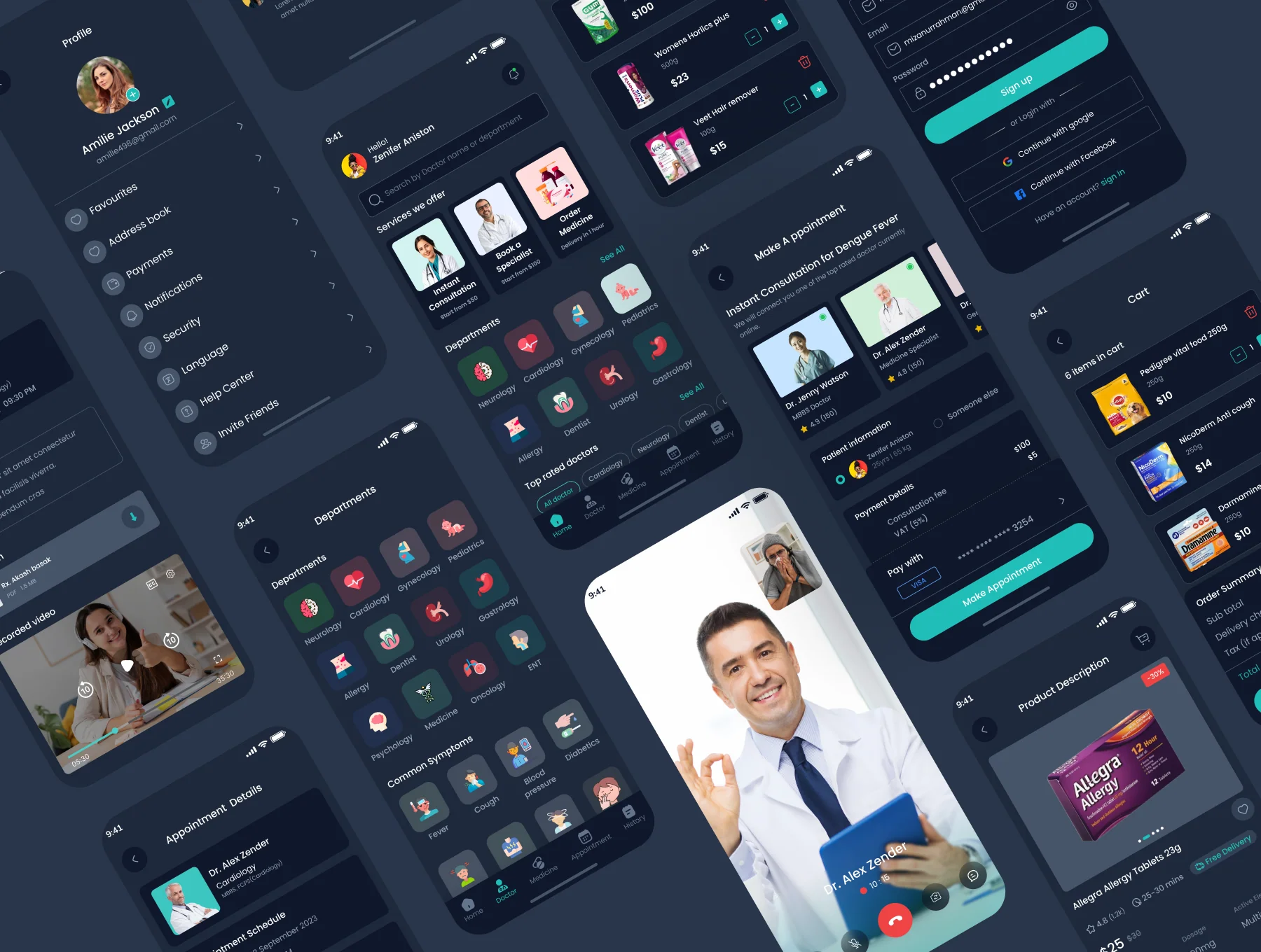 Medicare - Telemedicine App UI Kit 6