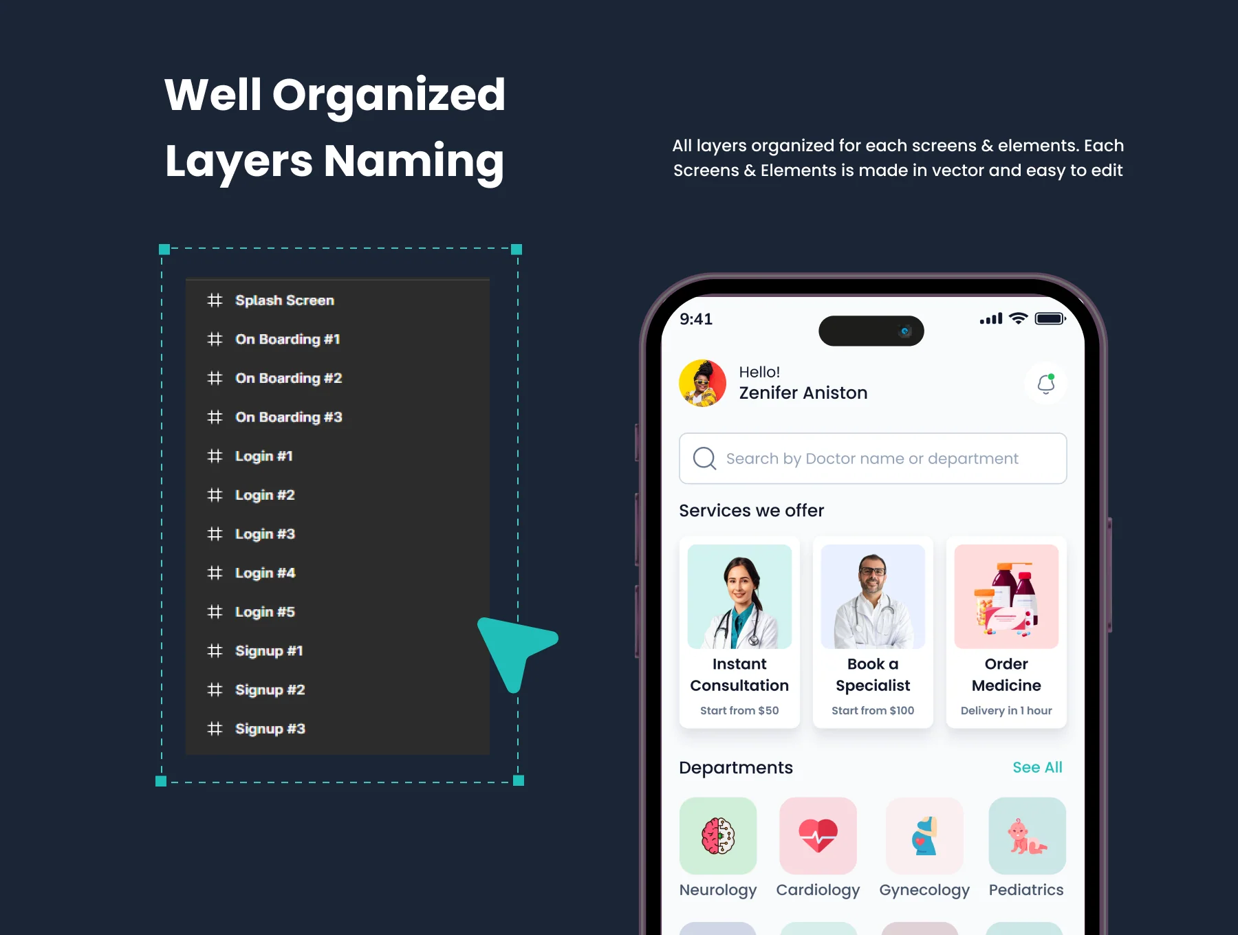 Medicare - Telemedicine App UI Kit 7