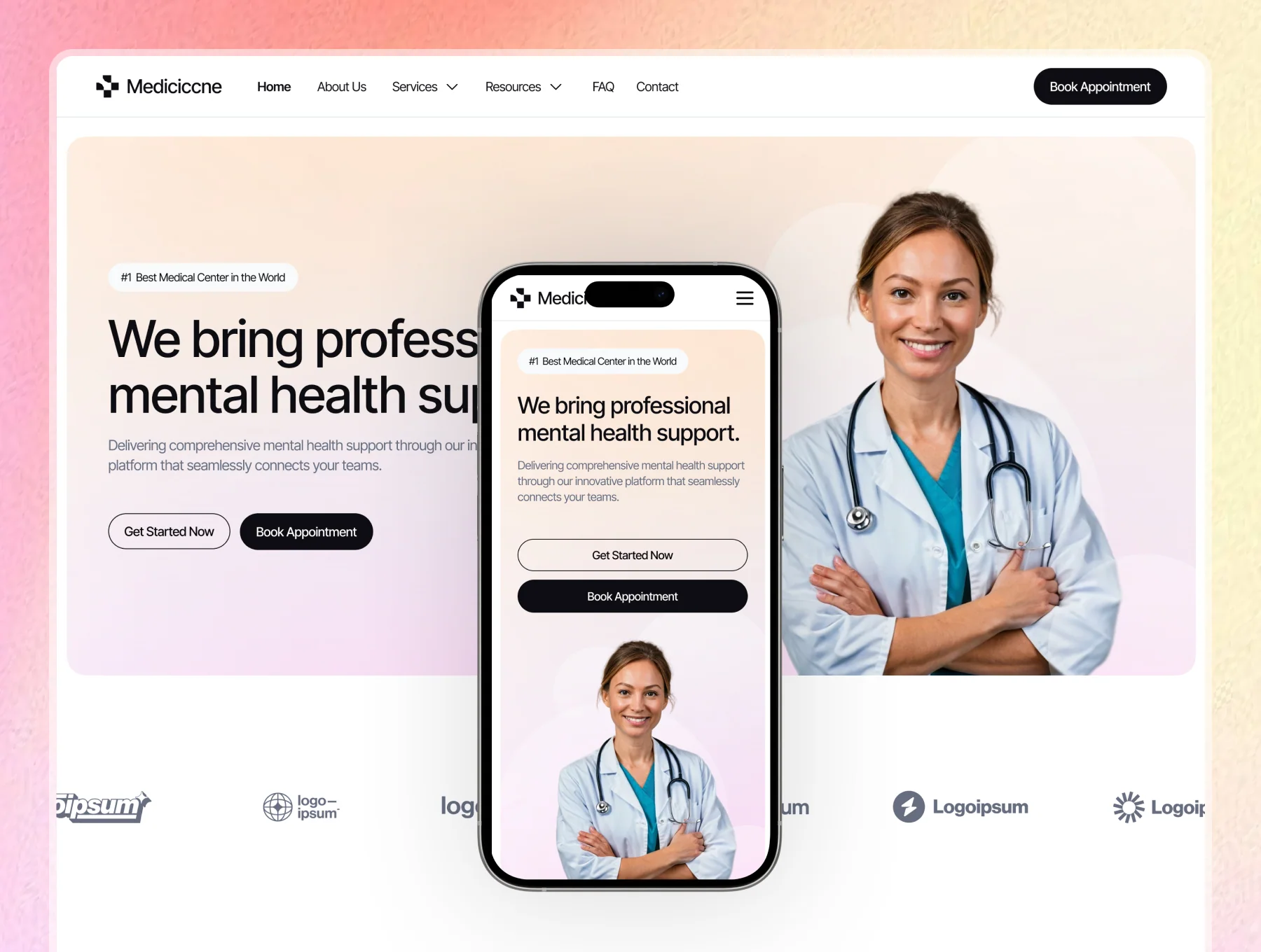 Mediciccne - Healthcare Website 5