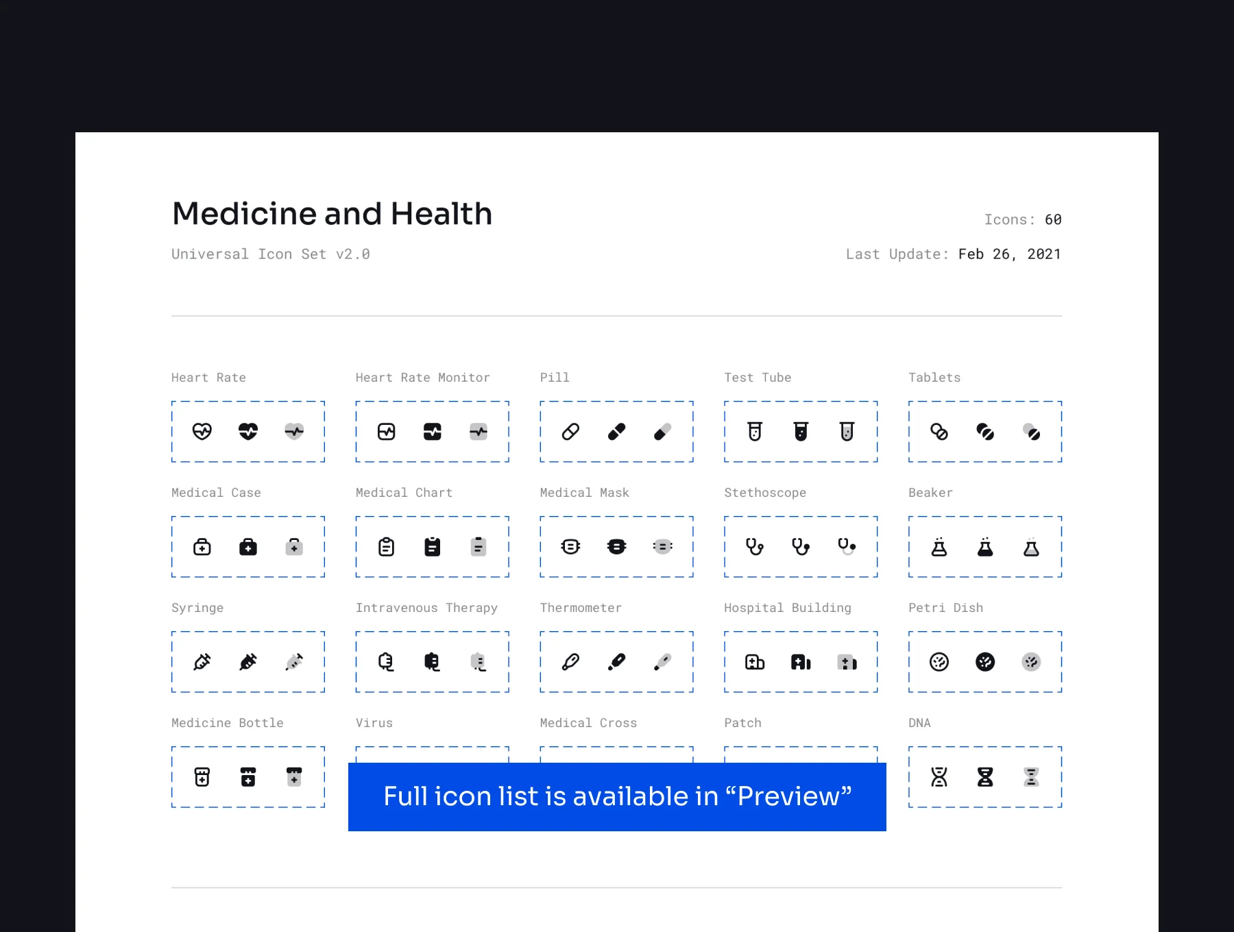 Medicine and Health Icon Set 8