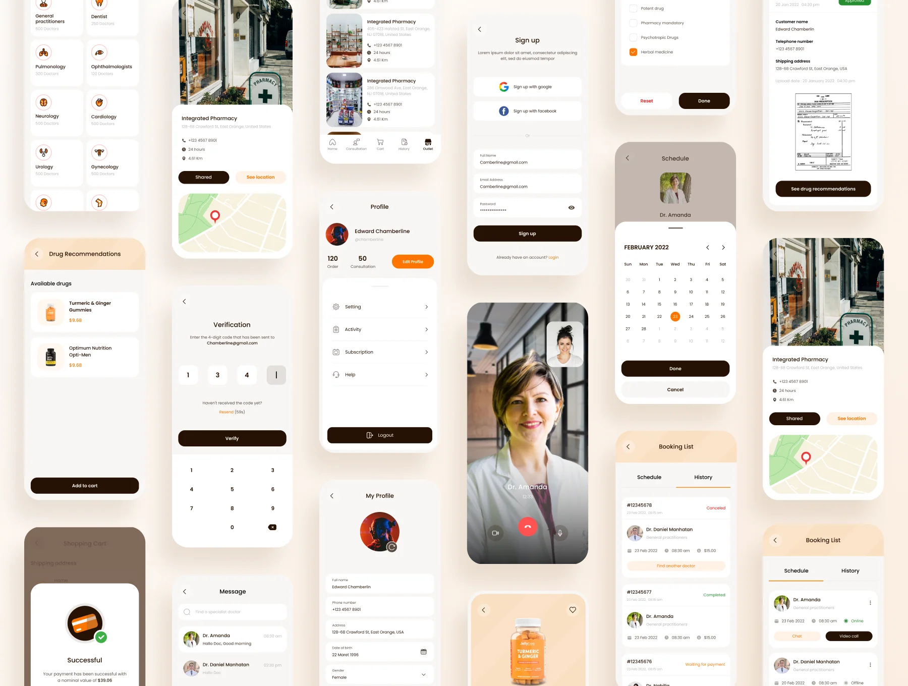 Medicine App UI Kit 3