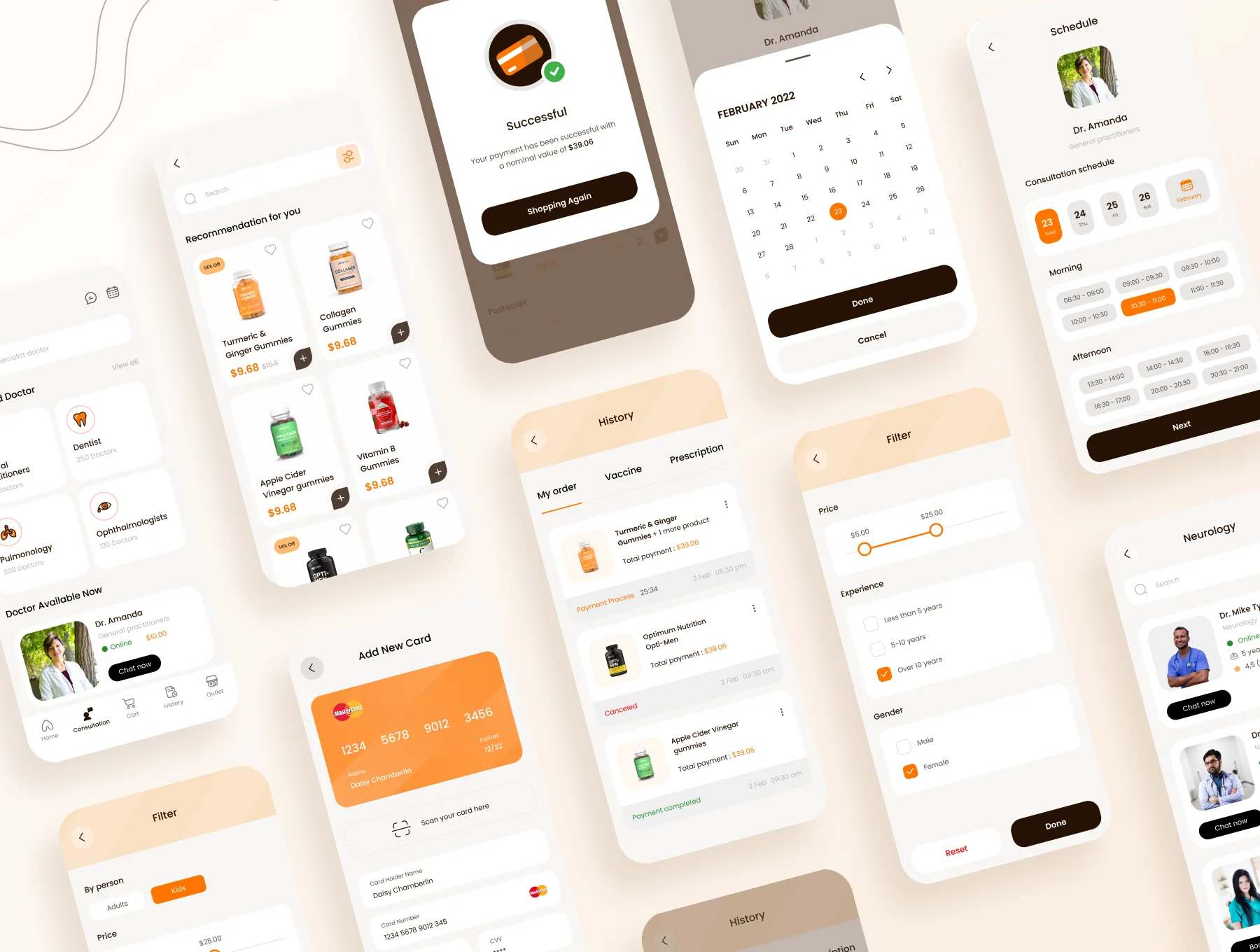 Medicine App UI Kit 4