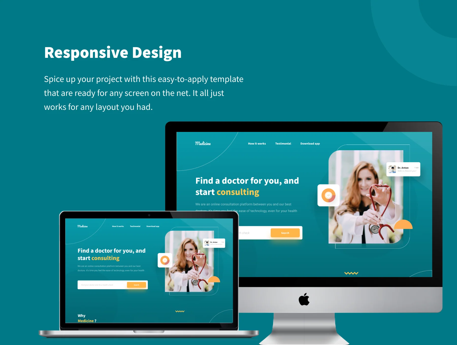Medicine - Health Website Template 5