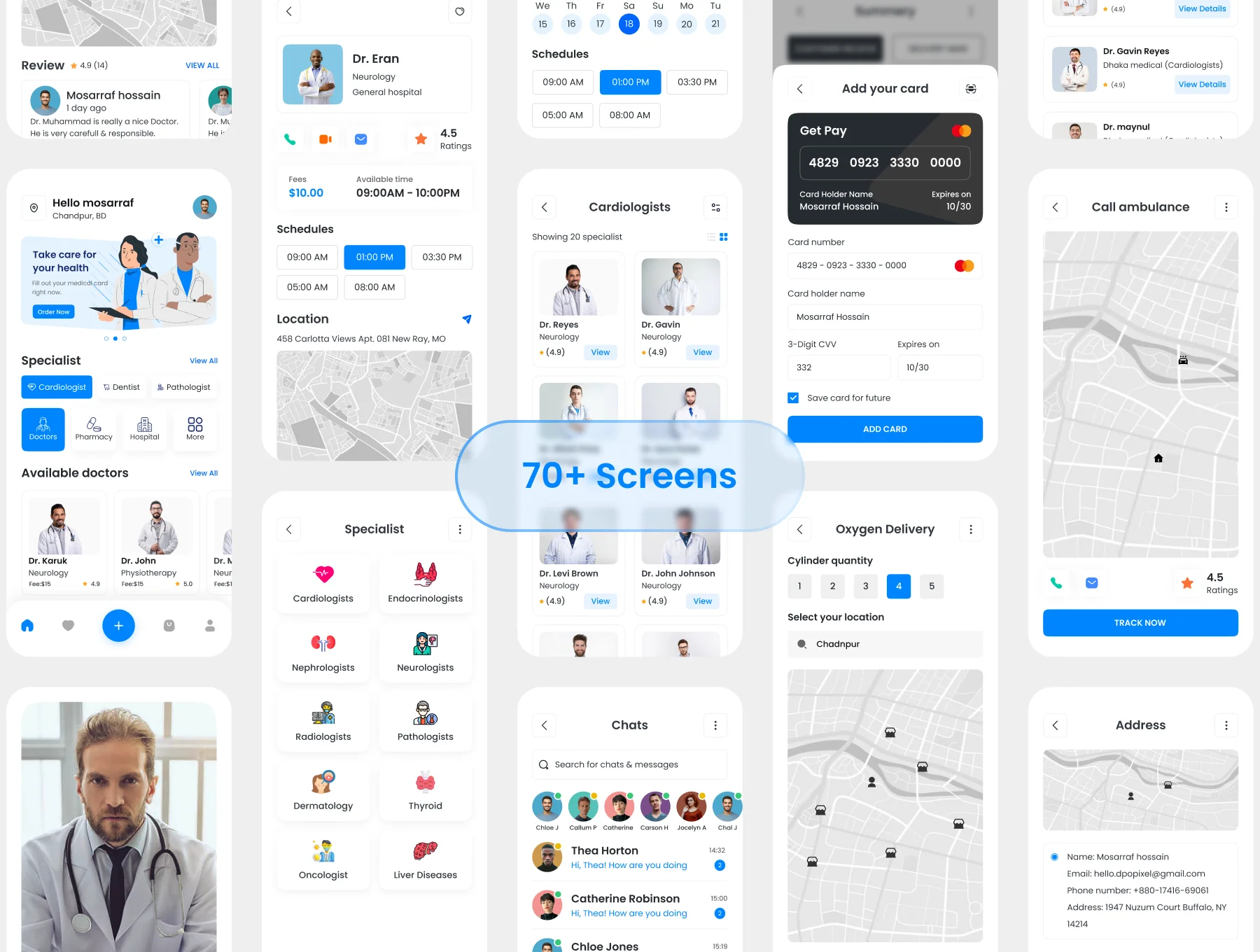 Medicly-Medical App UI Kit 2