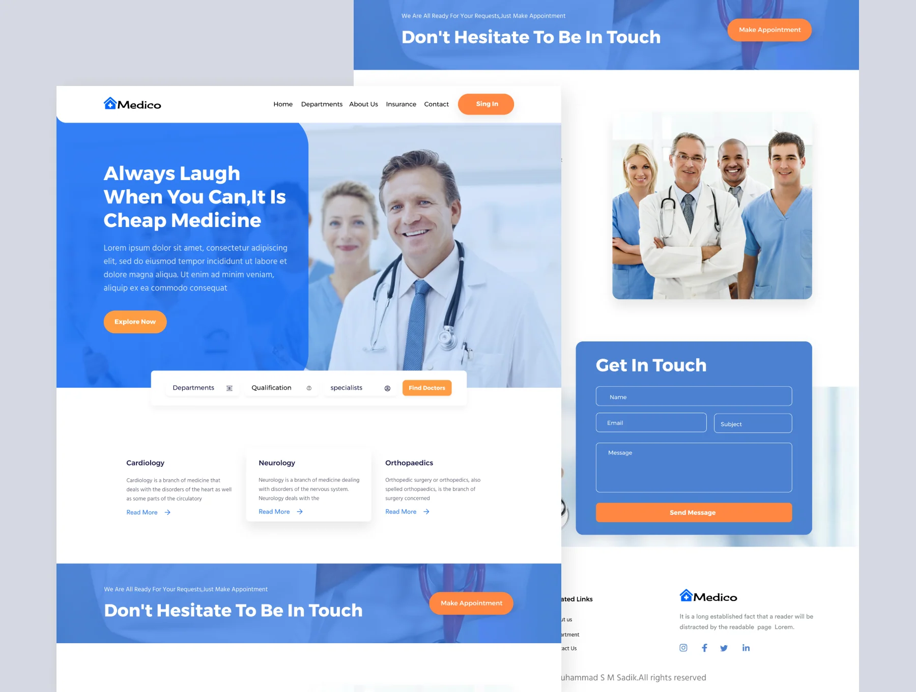 Medico-Medical Landing Page 2