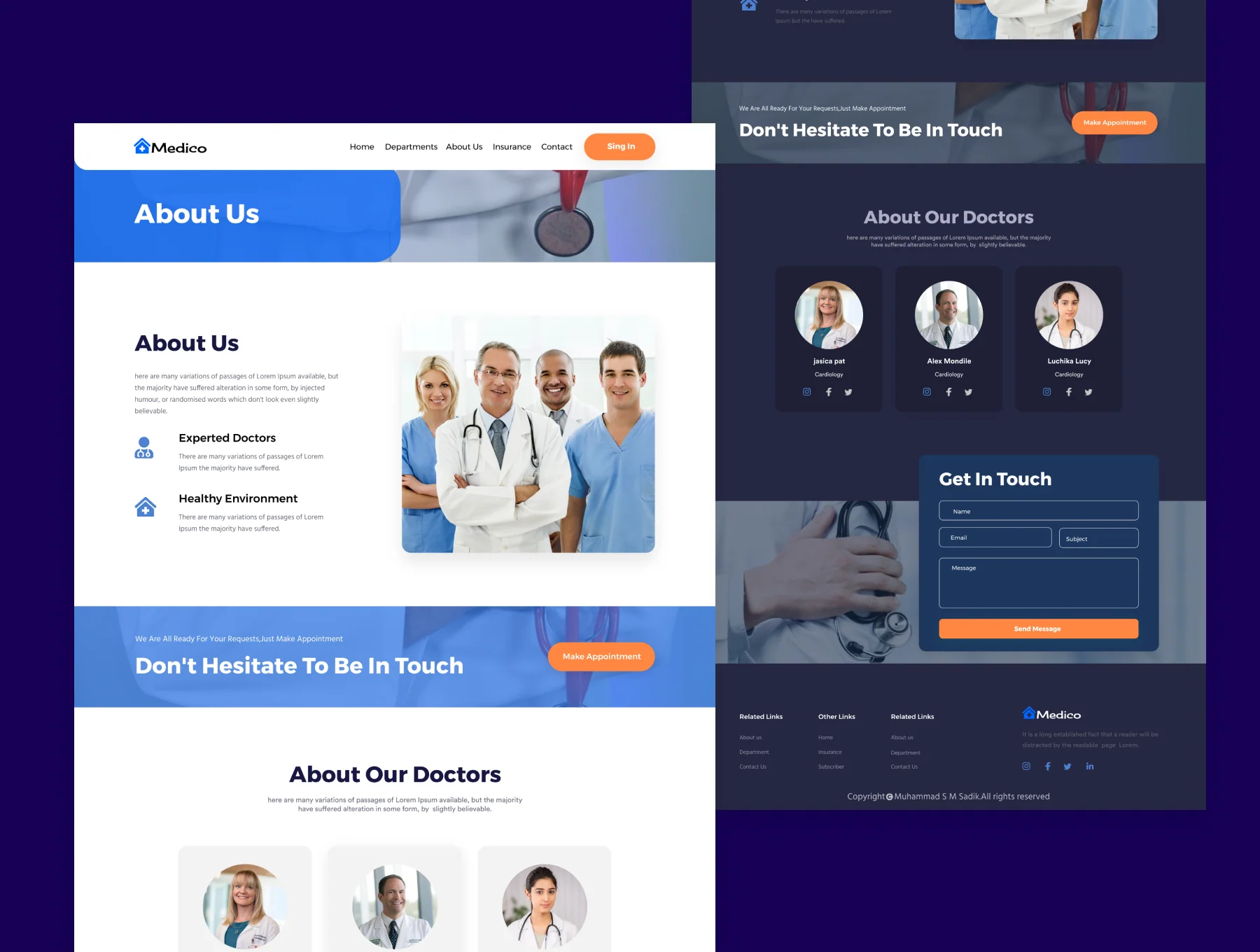 Medico-Medical Landing Page 4
