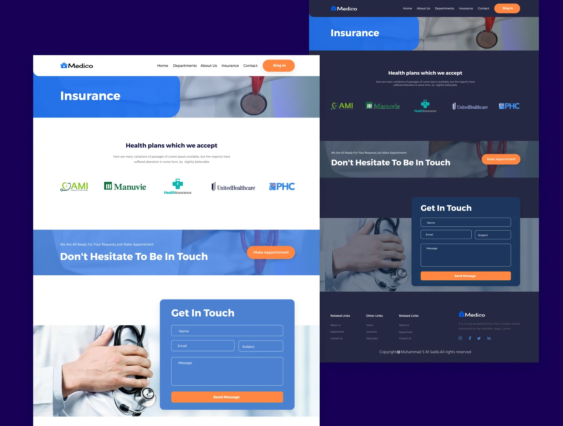 Medico-Medical Landing Page 6