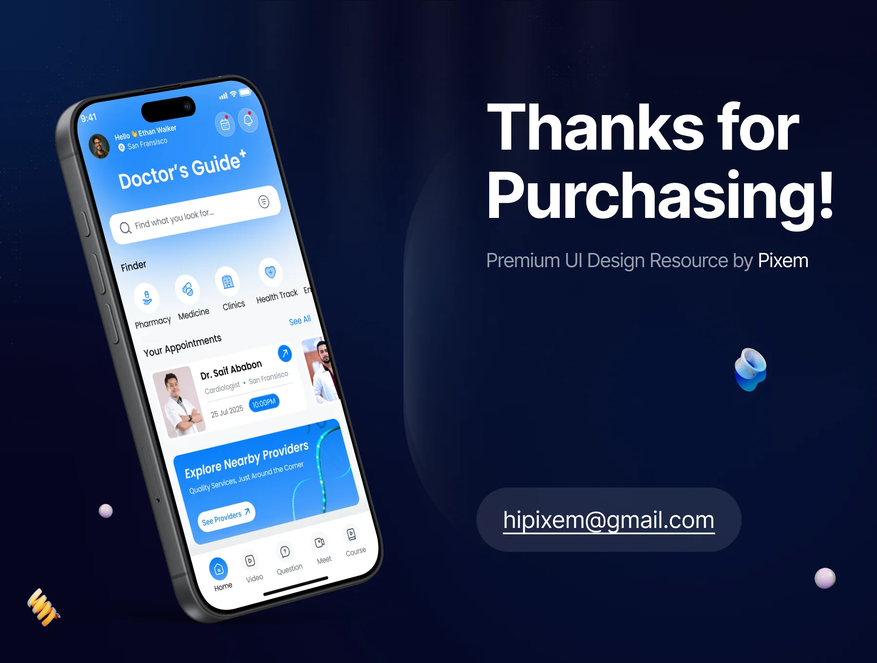 MediCon – Healthcare & Doctor Appointment Mobile App UI Kit 8