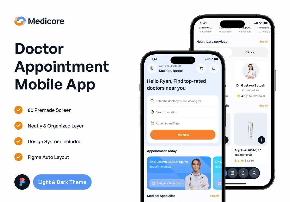 Medicore - Doctor Appointment Mobile App