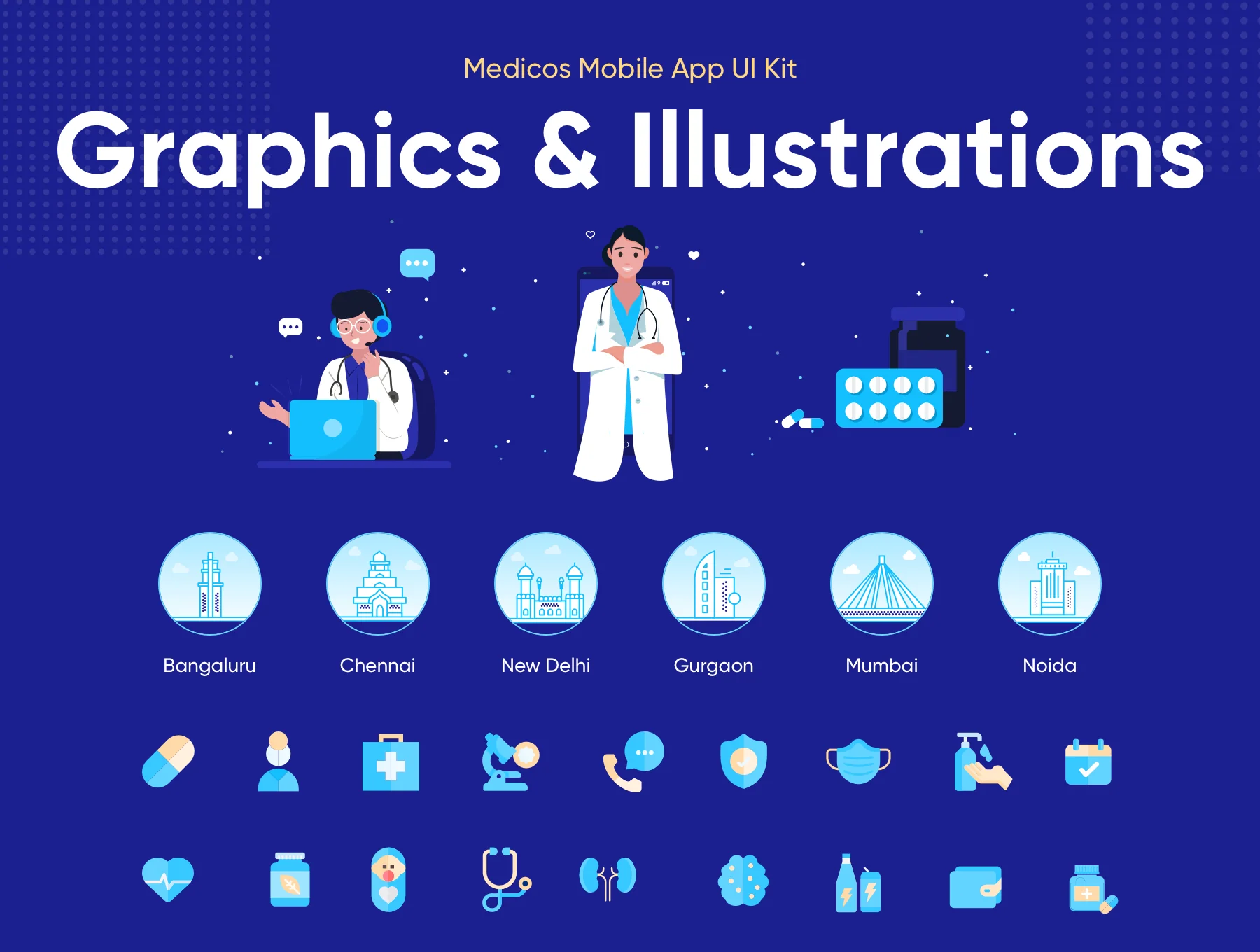 Medicos - Healthcare Mobile Sketch App UI Kit 2