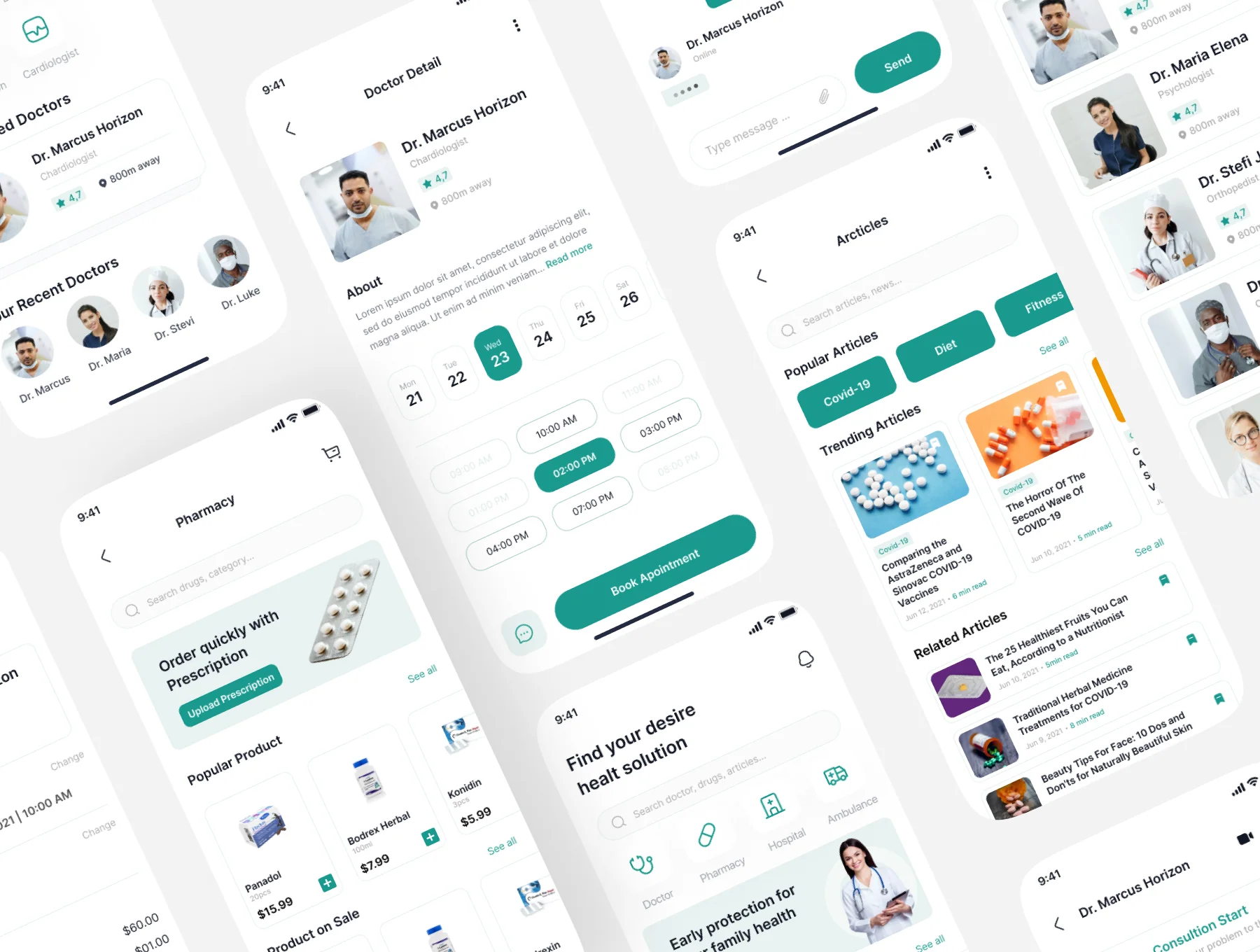 Medics - Medical App UI Kit 2
