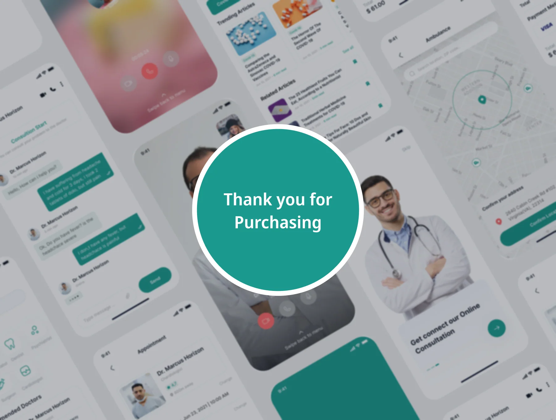 Medics - Medical App UI Kit 6