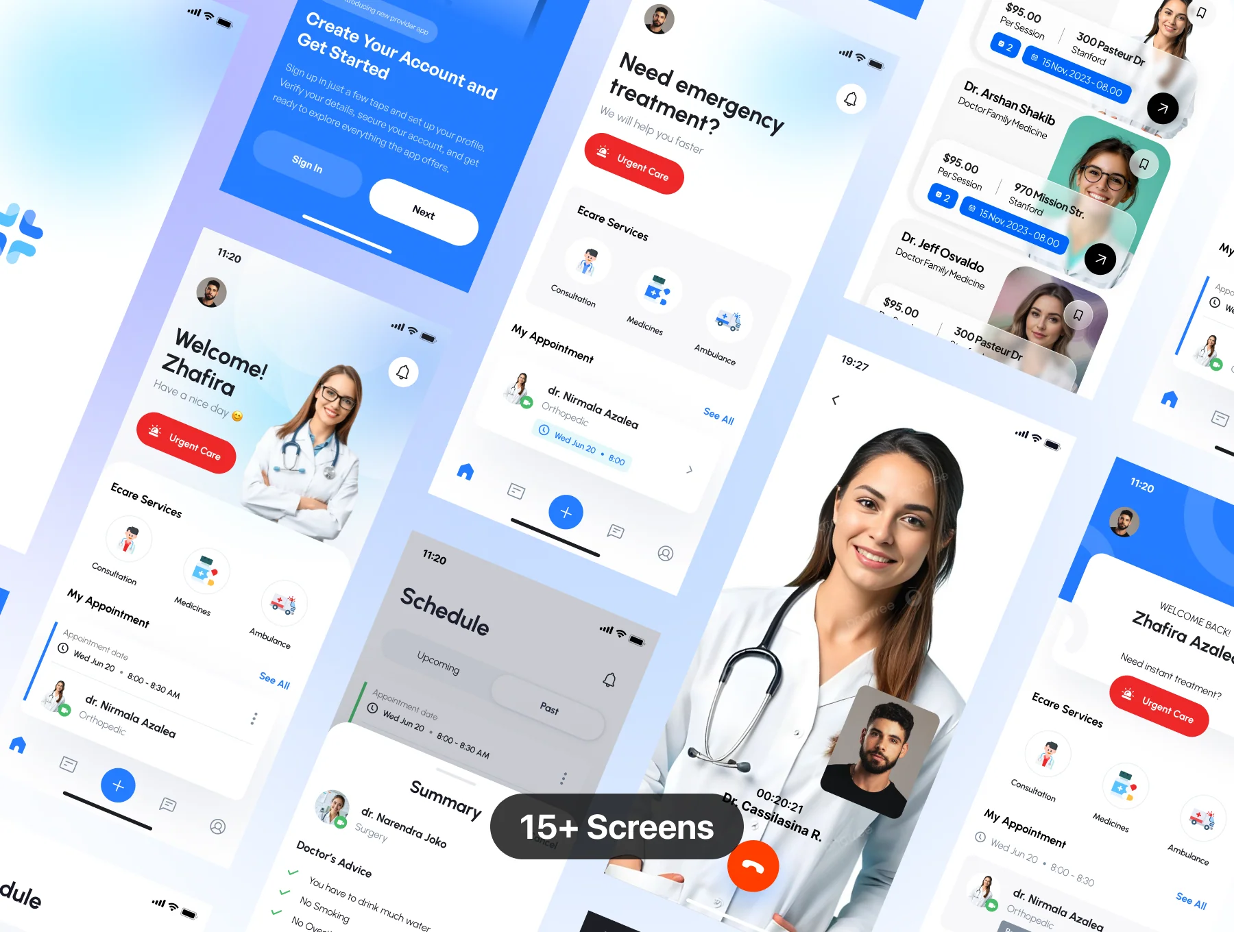 MediCure – Clinic & Doctor Appointment Booking UI Kit 4