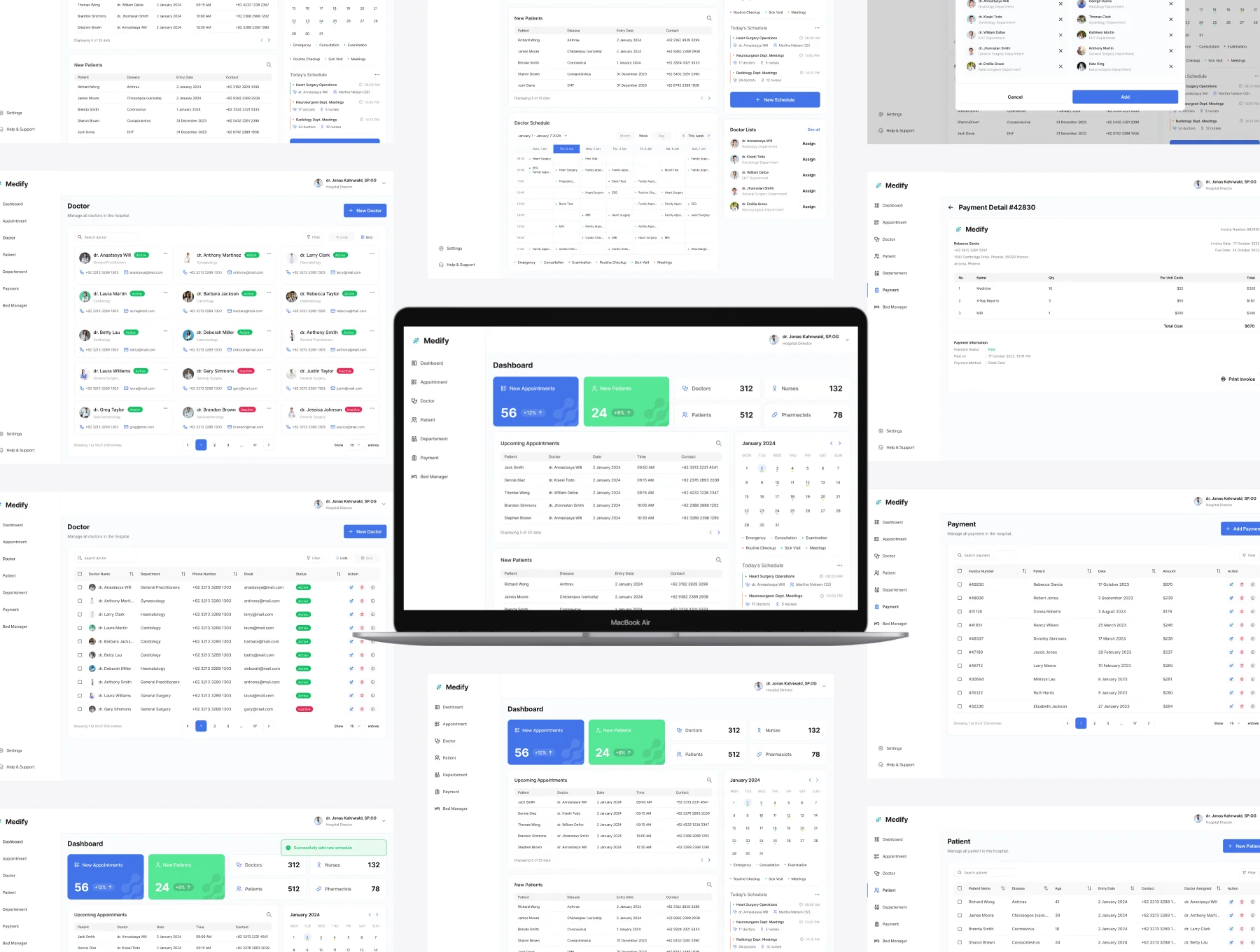 Medify - Medical Dashboard UI Kit 5