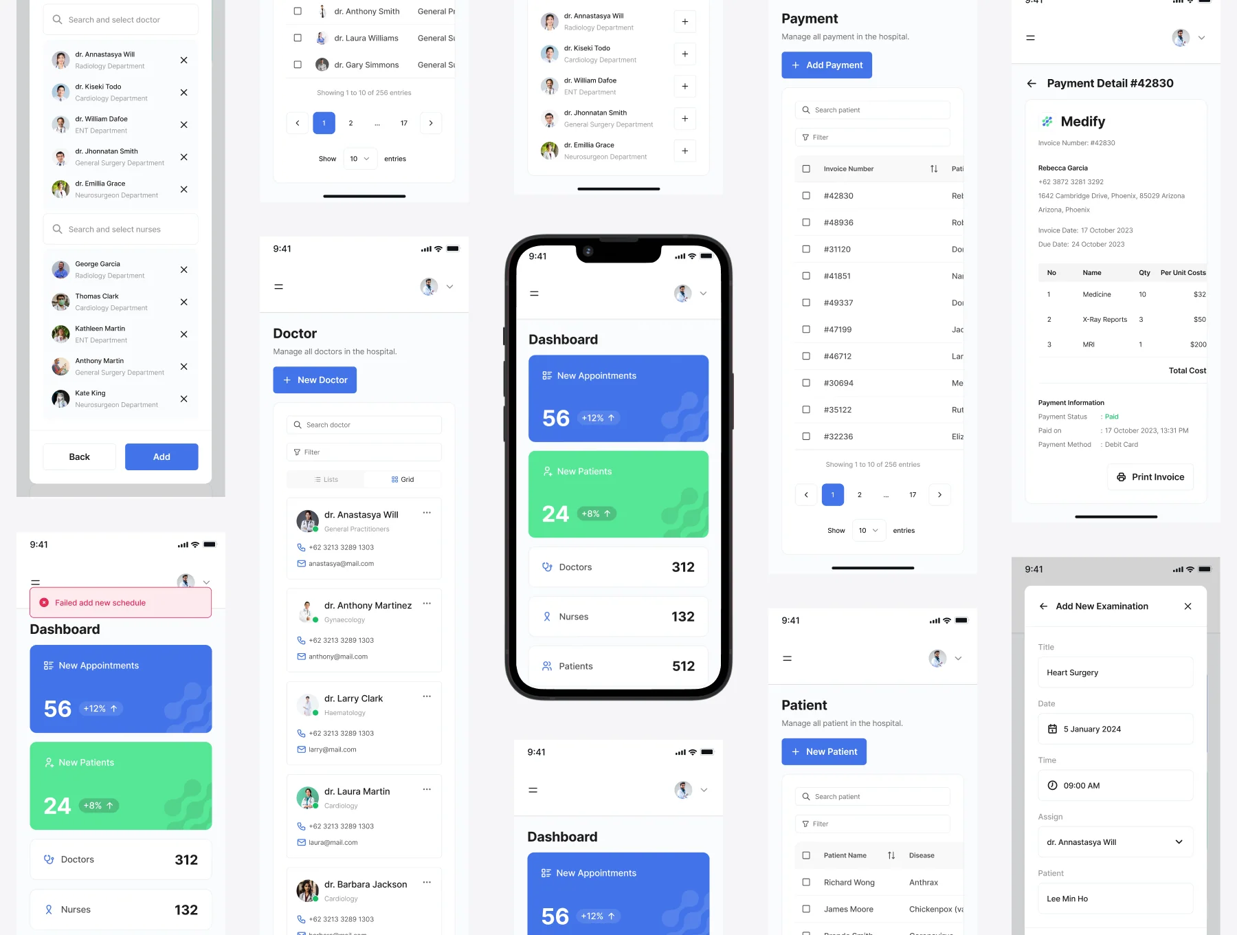 Medify - Medical Dashboard UI Kit 6