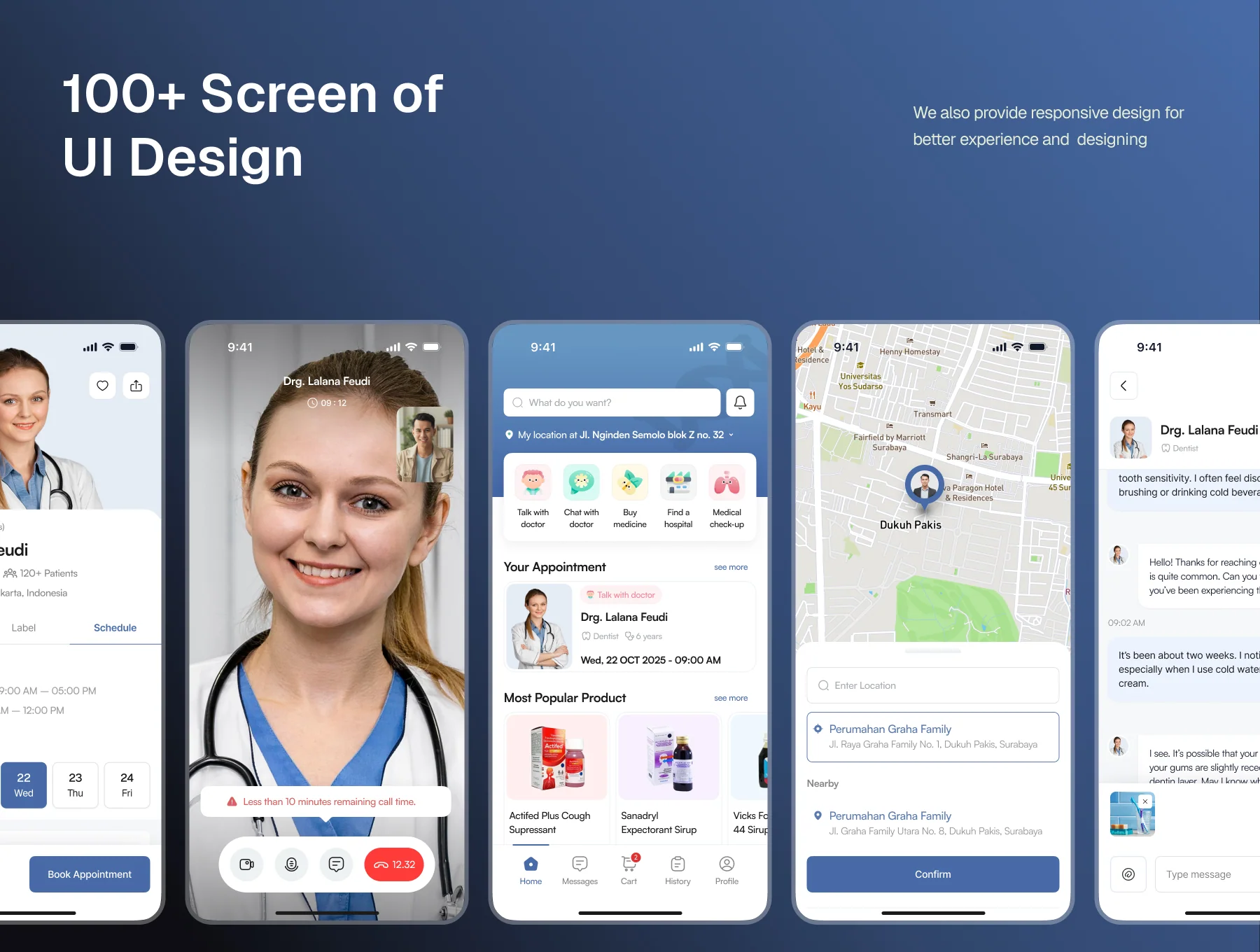 Mediku – Healthcare Mobile App UI Kit 3