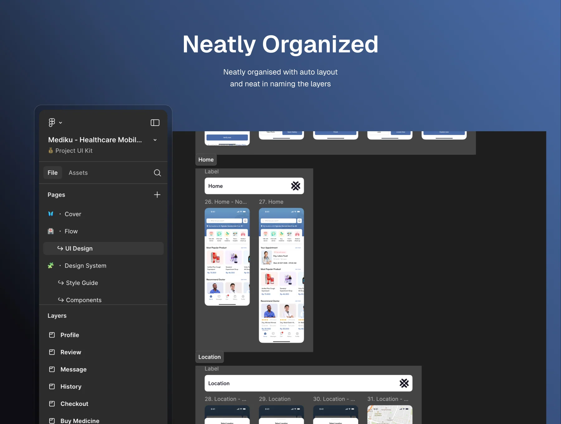 Mediku – Healthcare Mobile App UI Kit 4