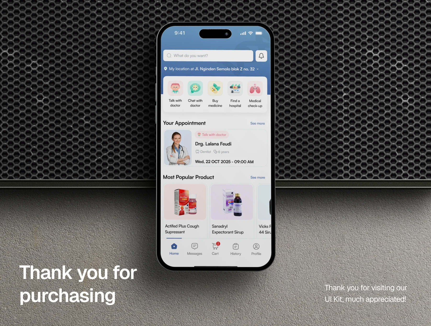 Mediku – Healthcare Mobile App UI Kit 8