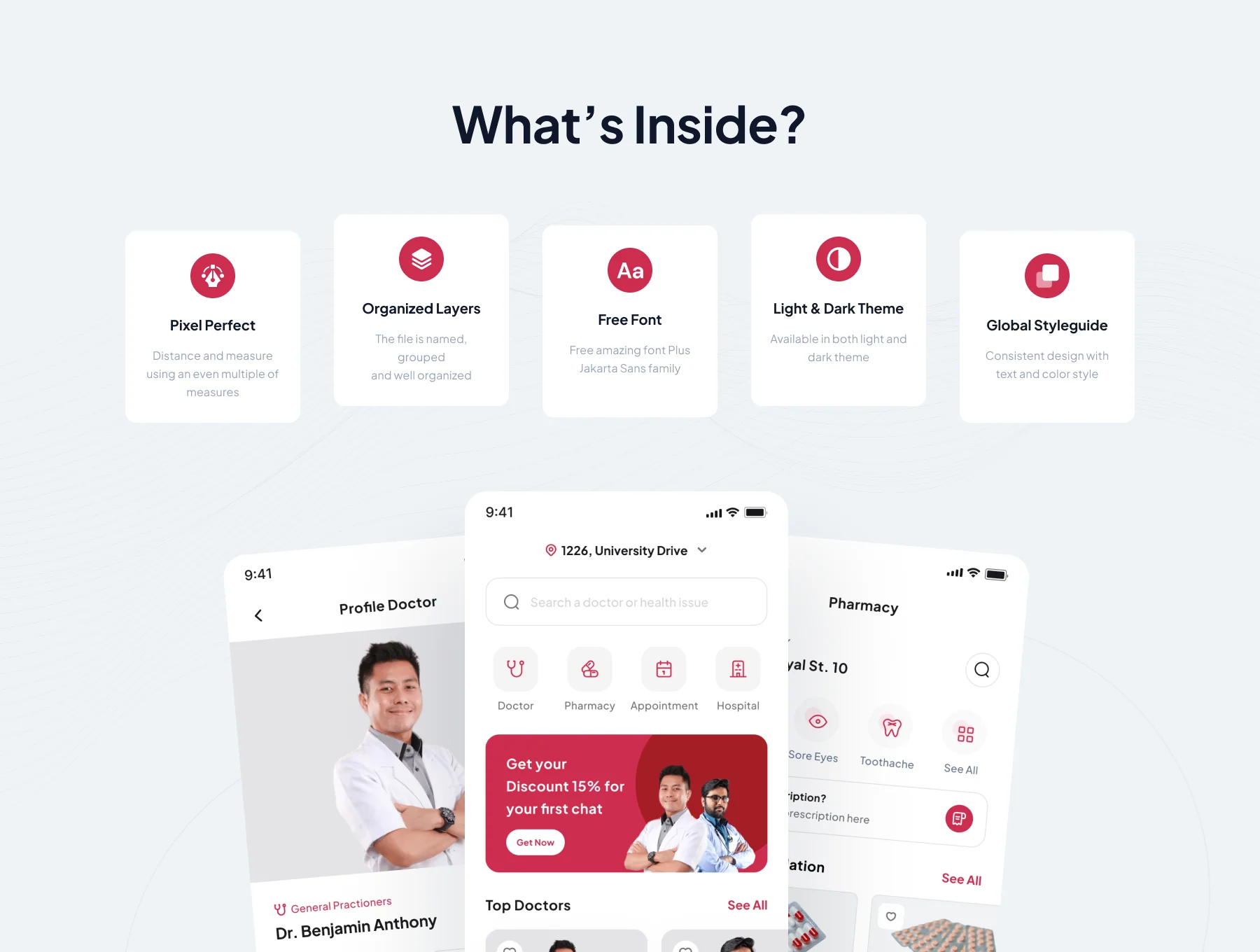 Mediline - Medical & Healthcare App UI Kit 2